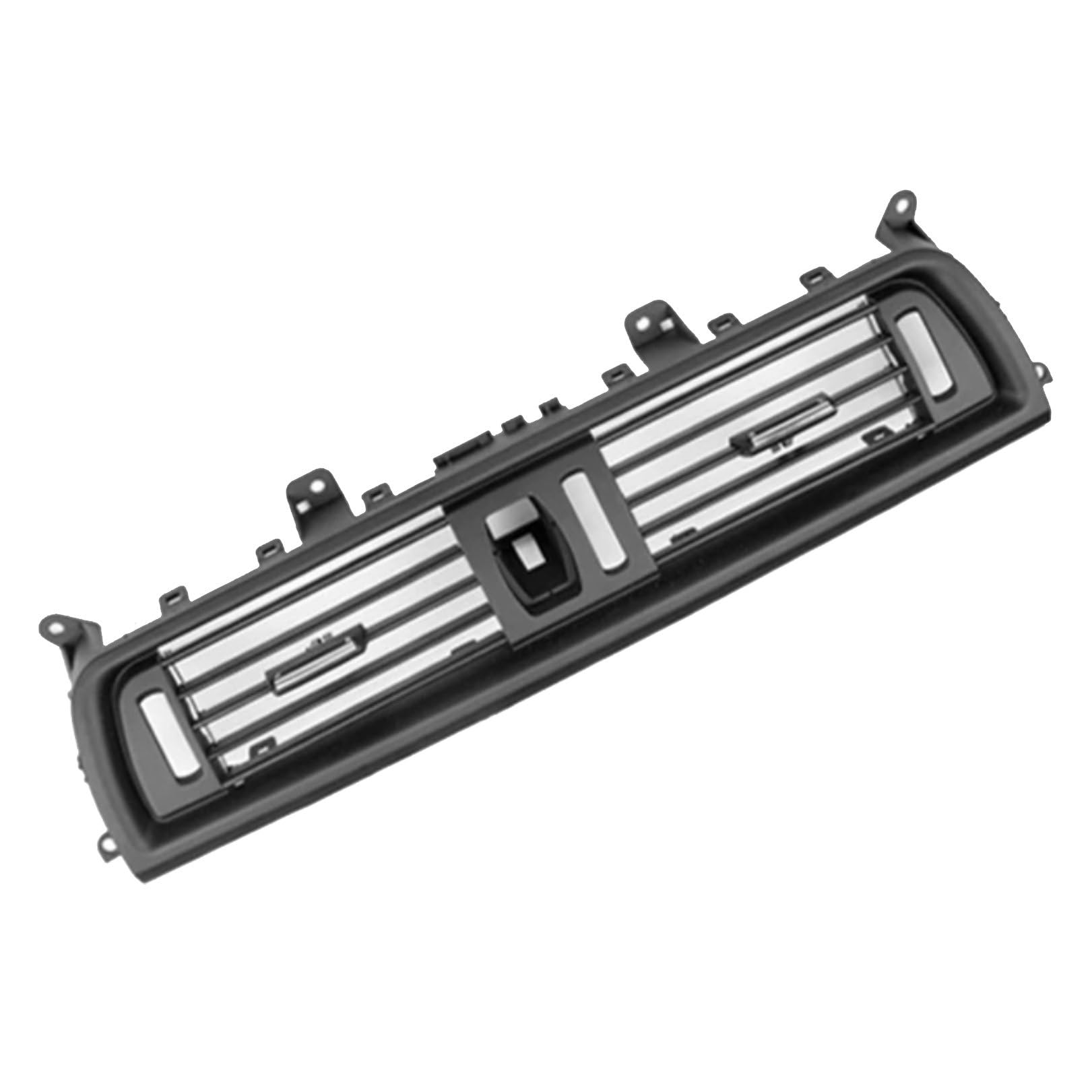 GLILAR Lüftungsgitter Vorne Kompatibel Mit 5 Series Für F10 F11 F18 530i 530d 535i 2010–2012 2013 2014 2015 2016 Hintere Mittelkonsole Armaturenbrett A/C-Entlüftungsauslass(No Chrome Middle) von GLILAR