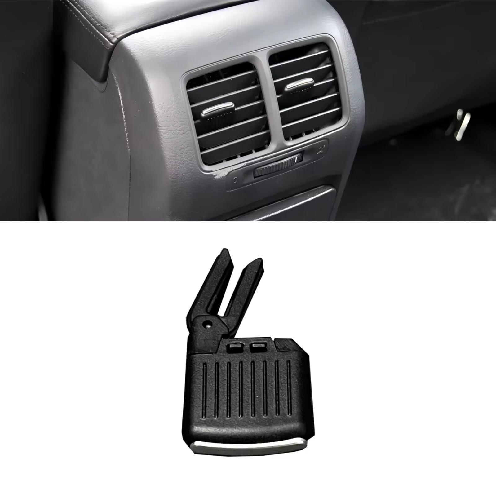 GLILAR Lüftungsgitter Vorne Kompatibel Mit VW Für Golf MK5 2004 2005 2006 2007 2008 2009 Dash Air Conditioning Air Vent Grill Tab Clip 1K0819703 1K0819728 1K0819704(1pcs Rear) von GLILAR