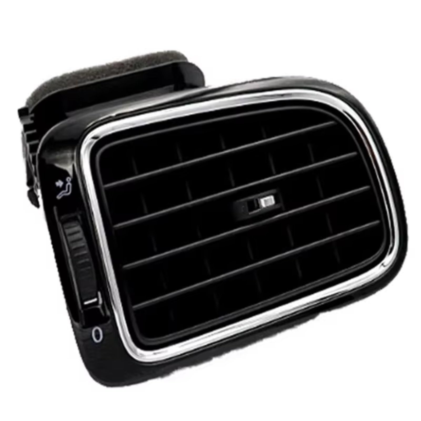 GLILAR Lüftungsgitter Vorne Kompatibel Mit VW Für Polo 2011 2012 2013 2014 2015 2016 2017 2018 A/C Air Outlet Vent Grill Cover Central Dashboard Grill 6RD819703(Left) von GLILAR