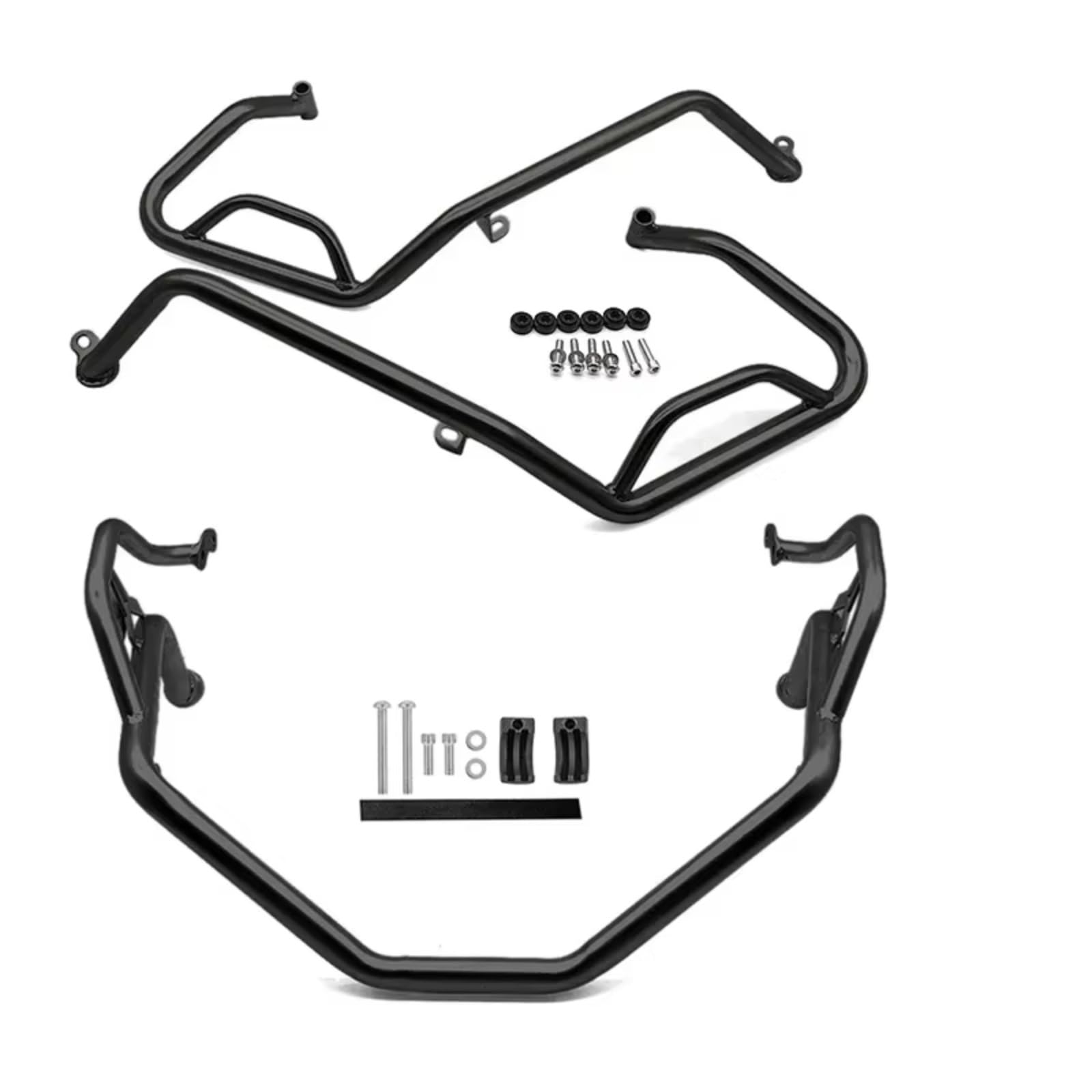 GLILAR Motorrad Motor Stoßstange Kompatibel Mit XADV750 2021 2022 2023 2024 Motorrad-Motorschutz-Sturzbügel Motorrad-Rahmenschutz Stoßstangenzubehör Aus Edelstahl(Black,1 Set) von GLILAR