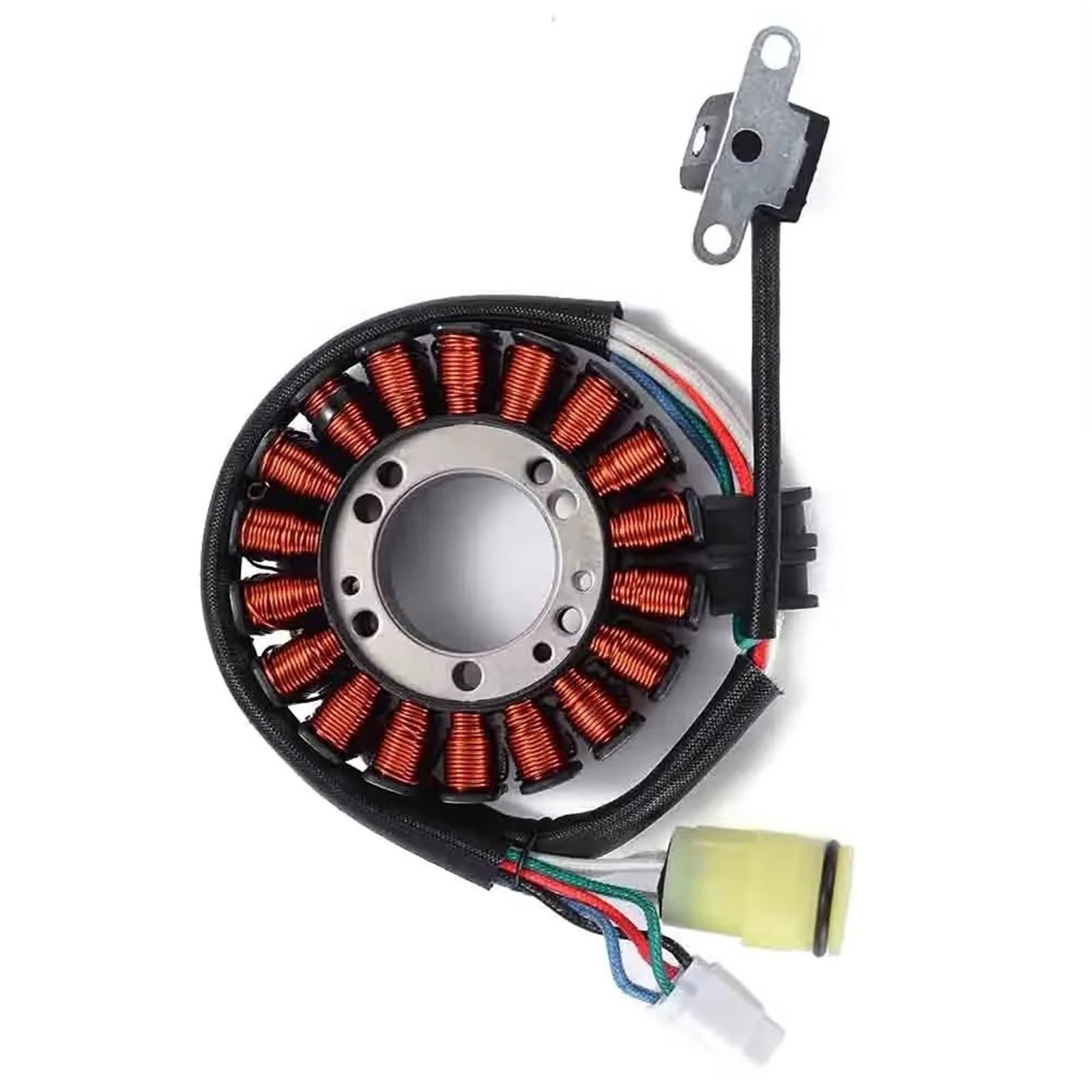 GLILAR Motorrad Stator Spule Kompatibel Mit Yamaha Für Yfm250x Für Bear Für Tracker 250 2001 2002 2003 2004 Motorradgenerator Motorstatorspule 5lp8141000 von GLILAR