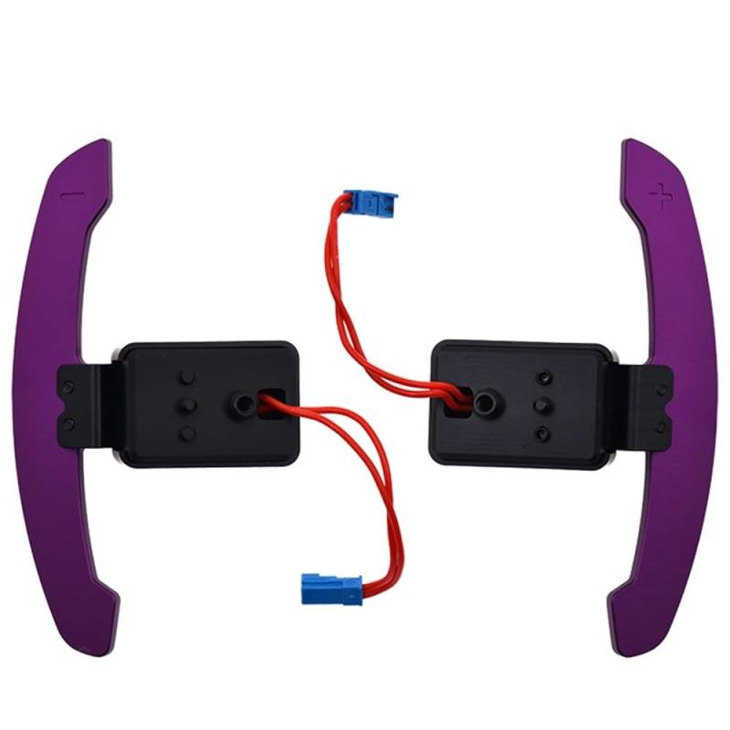 Kompatibel Mit Für 3 5 6 7 Serie G20 G21 G22 G30 G31 G87 G28 G38 M2 M3 M4 F20 F23 F30 F45 Auto Lenkrad Magnetische Paddle Shifter(Purple) von GLILAR