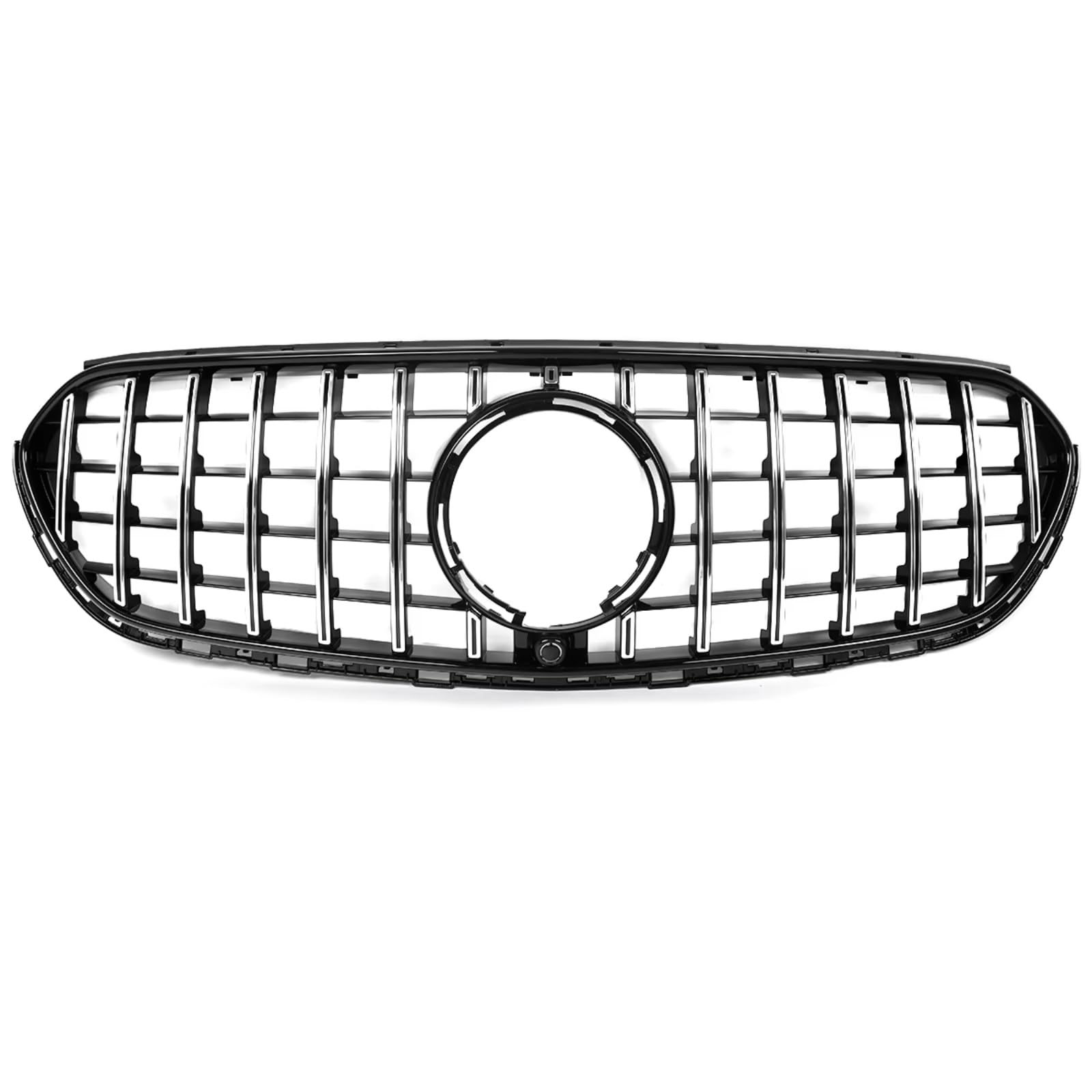 Kühlergrille Kompatibel Mit Benz Für GLC X254 2023 2024 Auto-GTR-Stil Kühlergrill Frontgrill Grill Obere Stoßstange Haube Mesh Grill Kühlergrill Zubehör von GLILAR