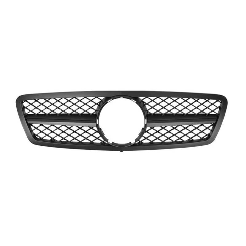 Kühlergrille Kompatibel Mit Benz Für W203 C-Klasse 2000 2001 2002 2003 2004 2005 2006 Für C230 C320 C240 ​​Auto Vorne Obere Stoßstangenhaube Mesh Grid Grille Grill(Black) von GLILAR