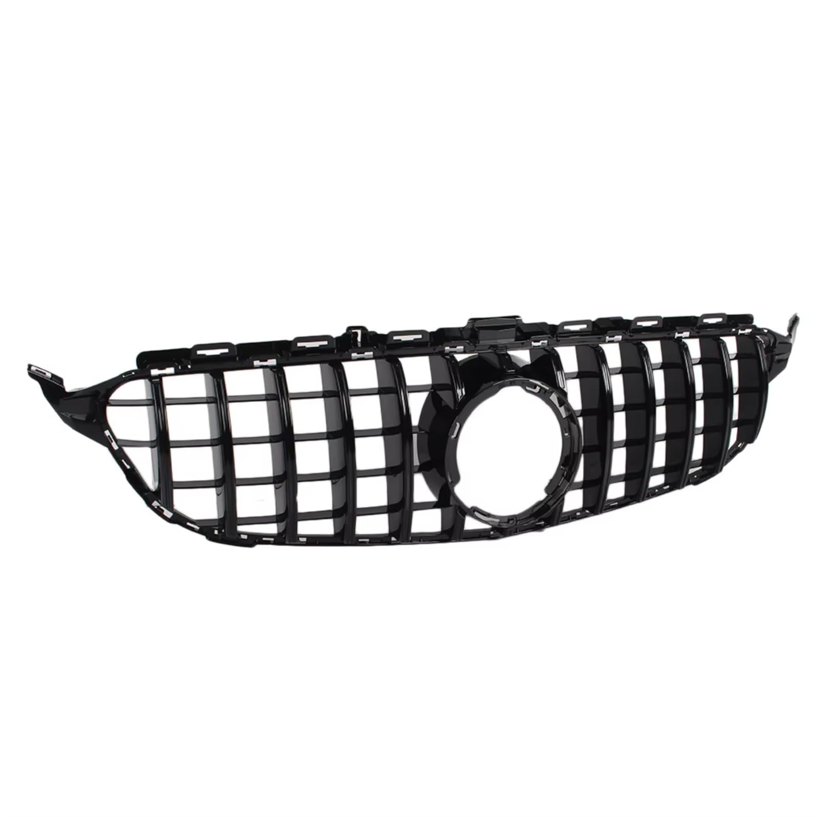 Kühlergrille Kompatibel Mit Benz Für W205 C200 C250 C300 C350 C-Klasse 2019 Autozubehör Frontstoßstange Grill Mesh Grille Hood Racing Grille Kühlergrill von GLILAR