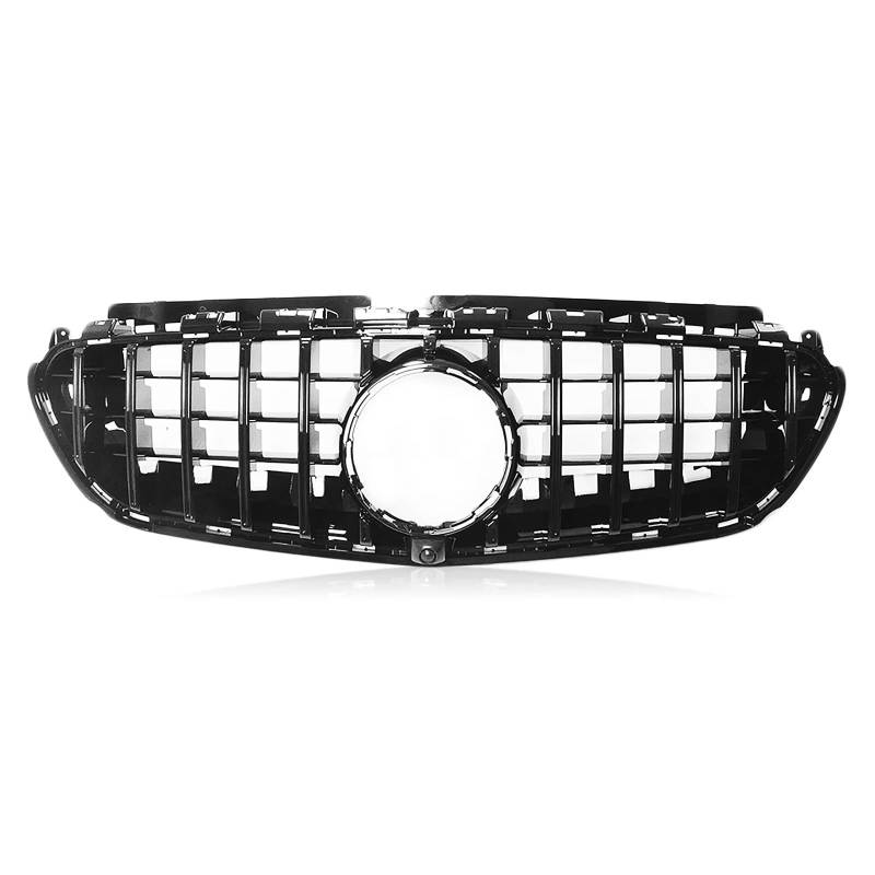 Kühlergrille Kompatibel Mit Benz Für W213 2016 2017 2018 2019 2020 Für E63 Für AMG Auto-obere Stoßstange Ansaughaube Mesh Grid Grills Frontgrill Racing Grills(Black) von GLILAR