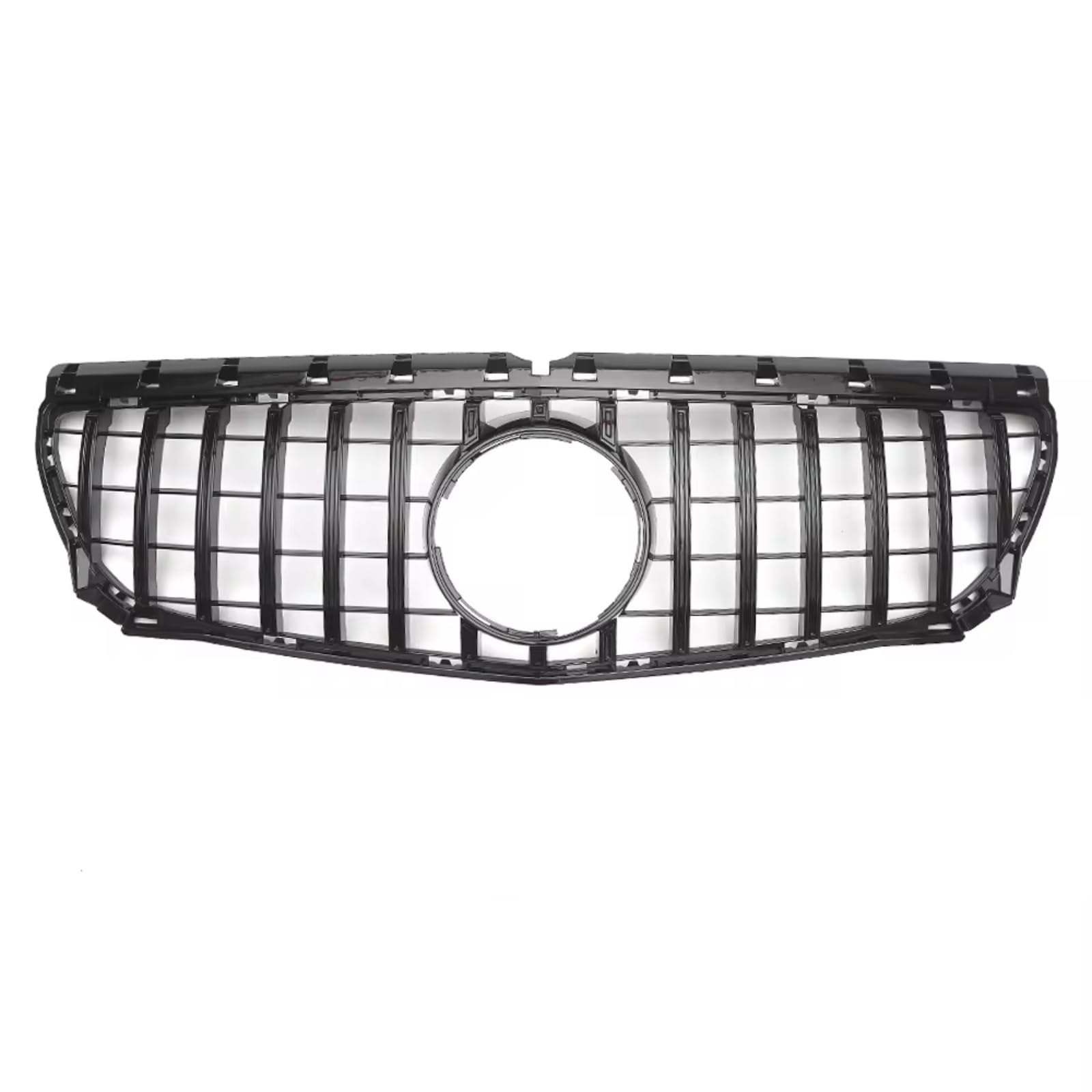 Kühlergrille Kompatibel Mit Benz Für W246 B-Klasse 2012 2013 2014 Für B180 B200 B250 Auto GTR Style Racing Grille Diamonds Style Front Bumper Hood Grille(Black,GTR) von GLILAR