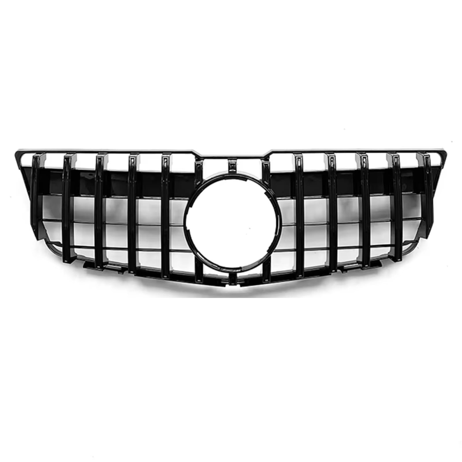 Kühlergrille Kompatibel Mit Benz Für X204 2008 2009 2010 2011 2012 Für GLK280 GLK300 GLK350 Auto-Frontstoßstangengitter Im GTR-Stil(GT-Black) von GLILAR