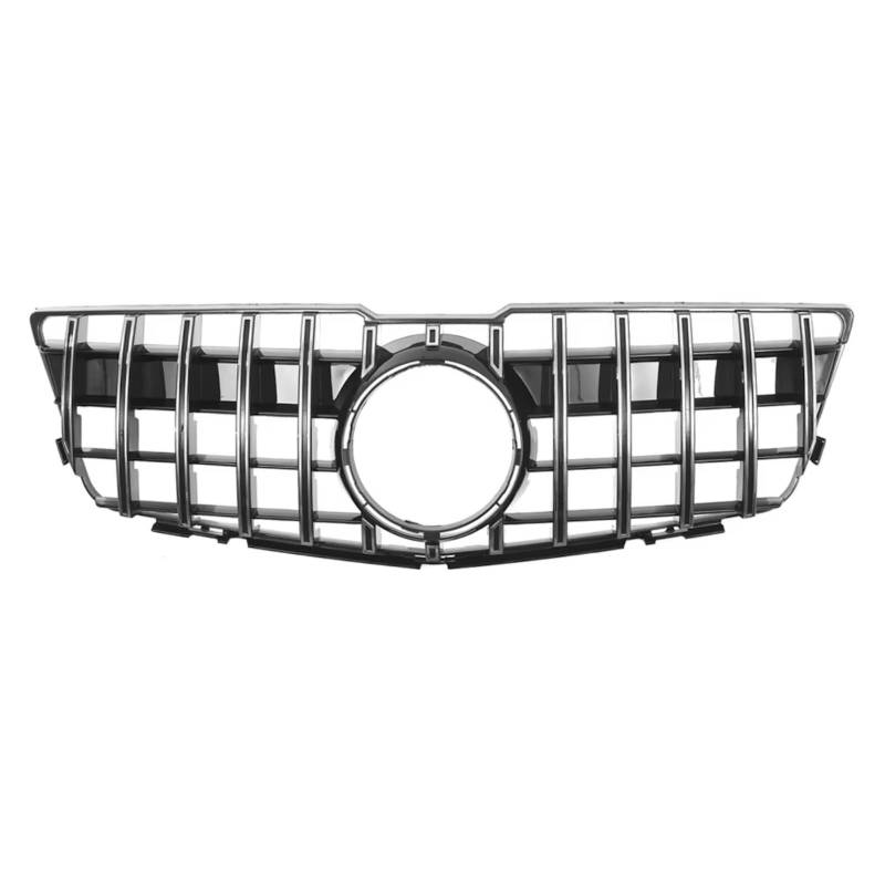 Kühlergrille Kompatibel Mit Benz Für X204 2008 2009 2010 2011 2012 Für GLK280 GLK300 GLK350 Auto-Frontstoßstangengitter Im GTR-Stil(GT-Silver) von GLILAR