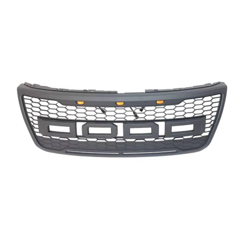 Kühlergrille Kompatibel Mit Ford Für Explorer 2012 2013 2014 2015 2016 Auto-Frontstoßstange Racing Grills Mesh Grill Hood Kühlergrill Autozubehör(Black) von GLILAR