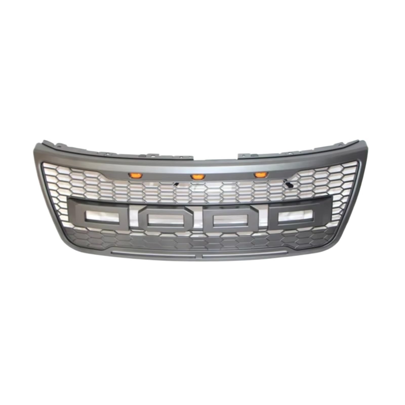 Kühlergrille Kompatibel Mit Ford Für Explorer 2012 2013 2014 2015 2016 Auto-Frontstoßstange Racing Grills Mesh Grill Hood Kühlergrill Autozubehör(Gray) von GLILAR