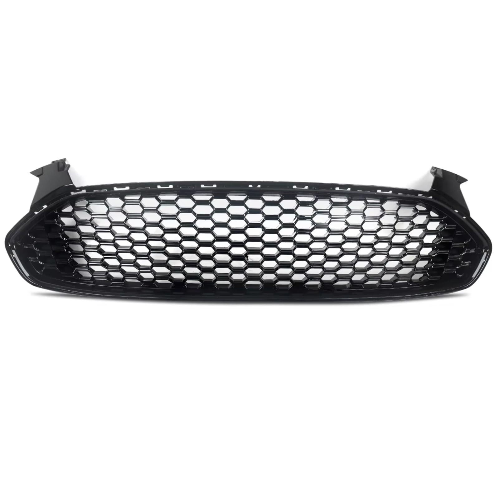 Kühlergrille Kompatibel Mit Ford Für Fusion 2013 2014 2015 2016 2017 Auto Glänzend Schwarz Frontstoßstangengrill Honeycomb Mesh Grille Grill Autozubehör von GLILAR