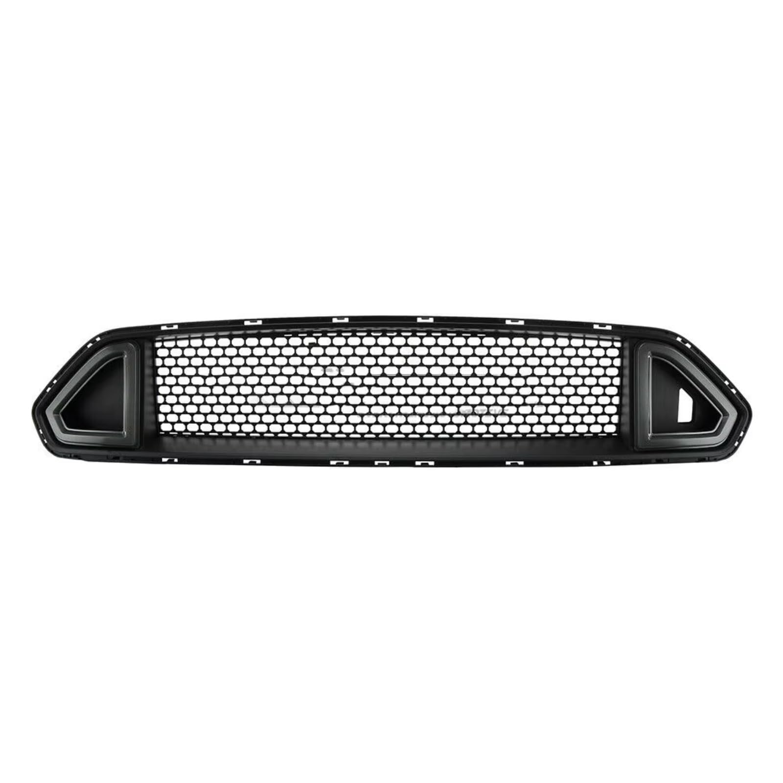 Kühlergrille Kompatibel Mit Ford Für Mustang 2018 2019 2020 2021 2022 2023 Auto Oberer Stoßfänger Ansaughaube Mesh Grille Racing Grills Frontgrill JR3Z8200AB von GLILAR