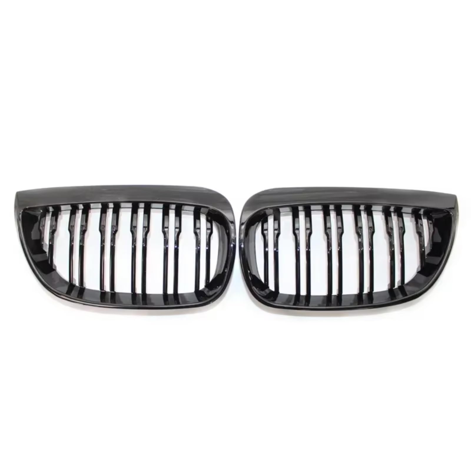 Kühlergrille Kompatibel Mit Für E81 E87 120d 120i 130i 2004 2005 2006 Auto Front Nieren Kühlergrill Racing Grills Glanz Schwarz Kühlergrill Front Stoßstange Grills von GLILAR