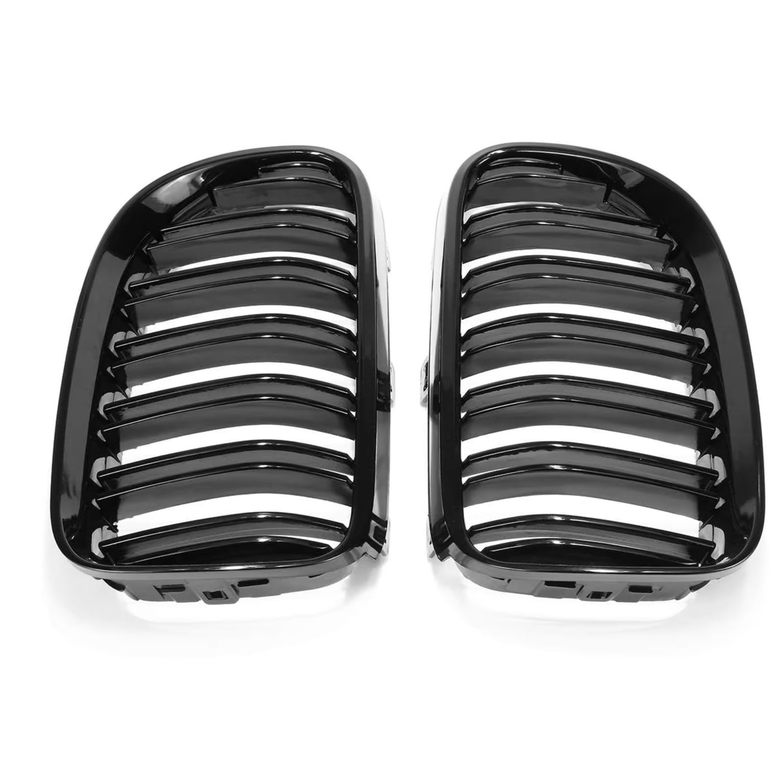 Kühlergrille Kompatibel Mit Für E92 E93 2010 2011 2012 2013 2014 Auto-Frontstoßstange Nierengrill Dual Line Grille Renngitter Ersatzteil von GLILAR