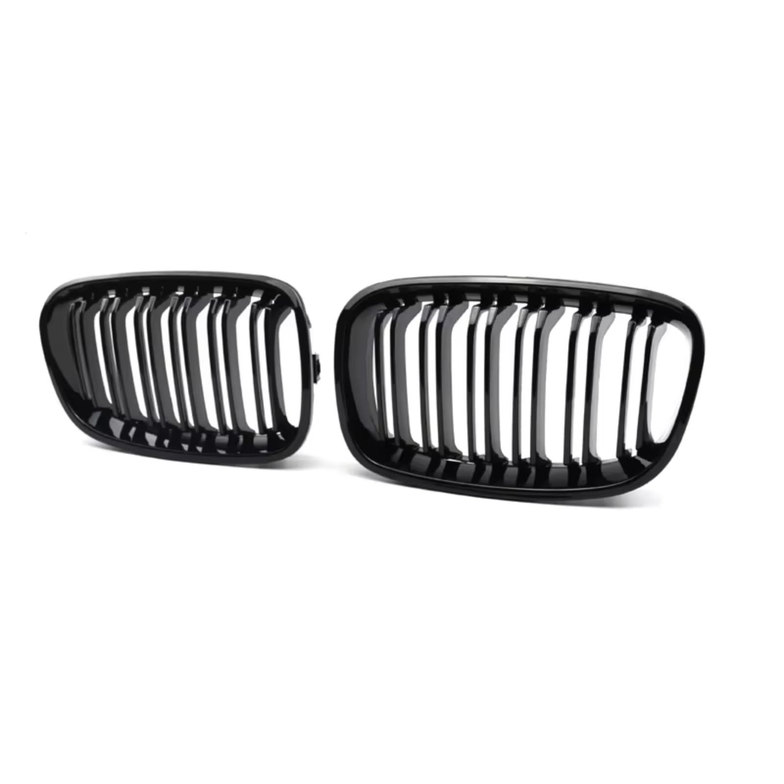 Kühlergrille Kompatibel Mit Für F20 F21 2011 2012 2013 2014 1 Serie Auto Ersatz Auto Frontstoßstange Nierengitter Racing Grills Doppellamellengitter(Black) von GLILAR