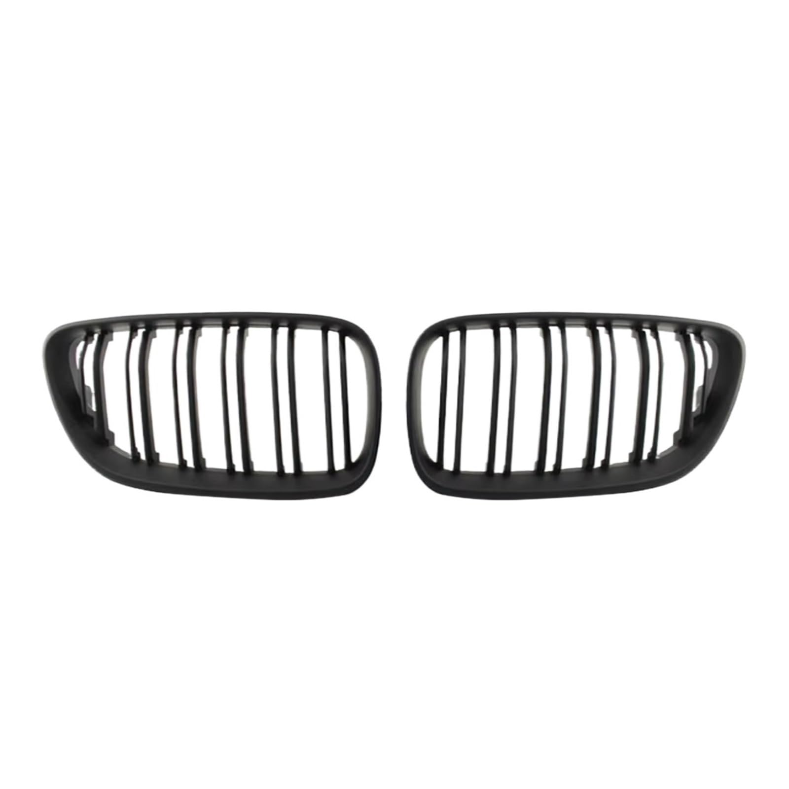 Kühlergrille Kompatibel Mit Für F22 F23 F87 M2 2 Series 2016 2017 2018 2019 2020 2021 2022 2023 Frontstoßstange Nierengrill Dual Slat Grills Racing Grille(Matte Black) von GLILAR