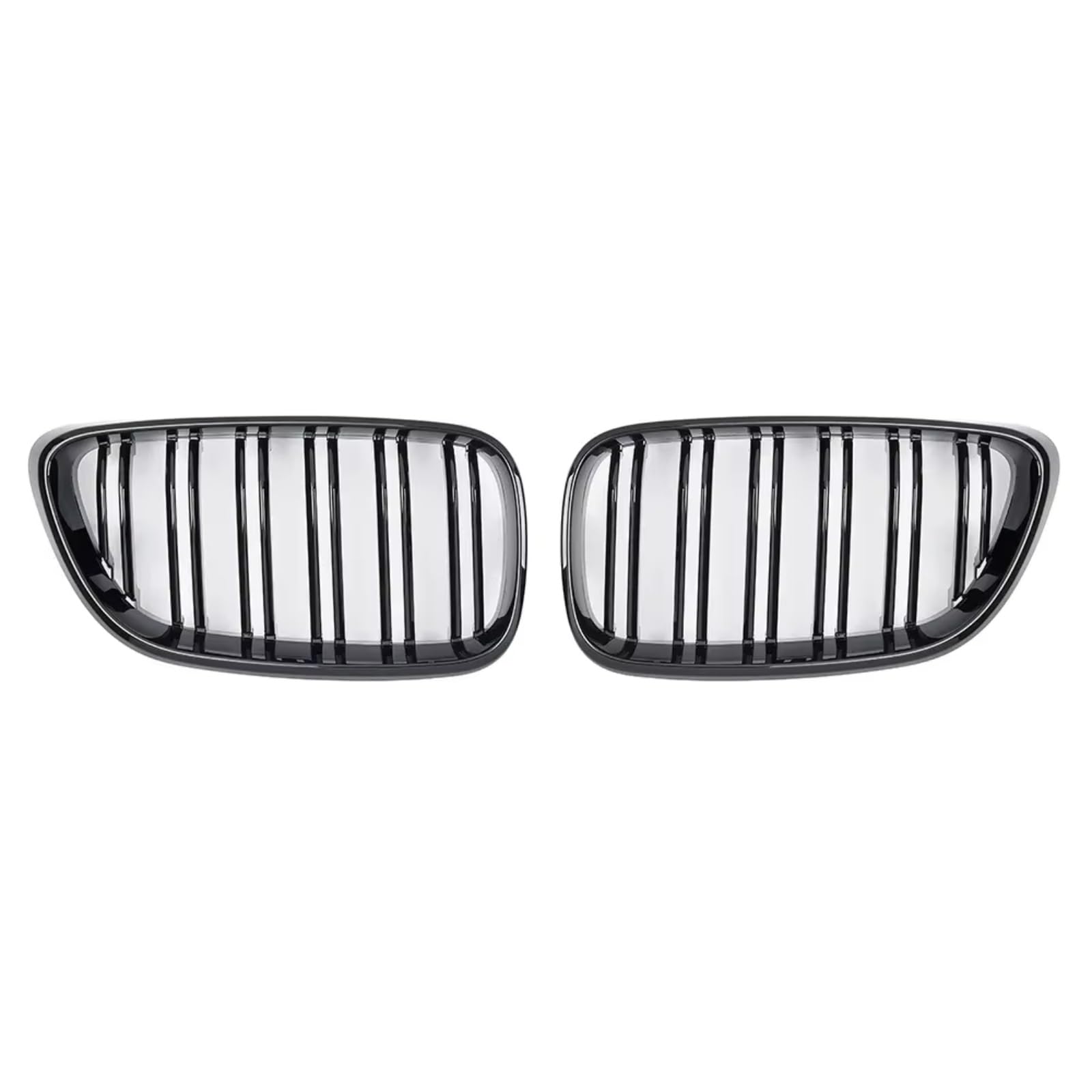 Kühlergrille Kompatibel Mit Für F22 F23 F87 M2 220i 230i M240i 2014 2015 2016 2017 2018 Auto-Frontstoßstange Nierengrill Gitter Auto-Styling-Zubehör(Gloss Black) von GLILAR