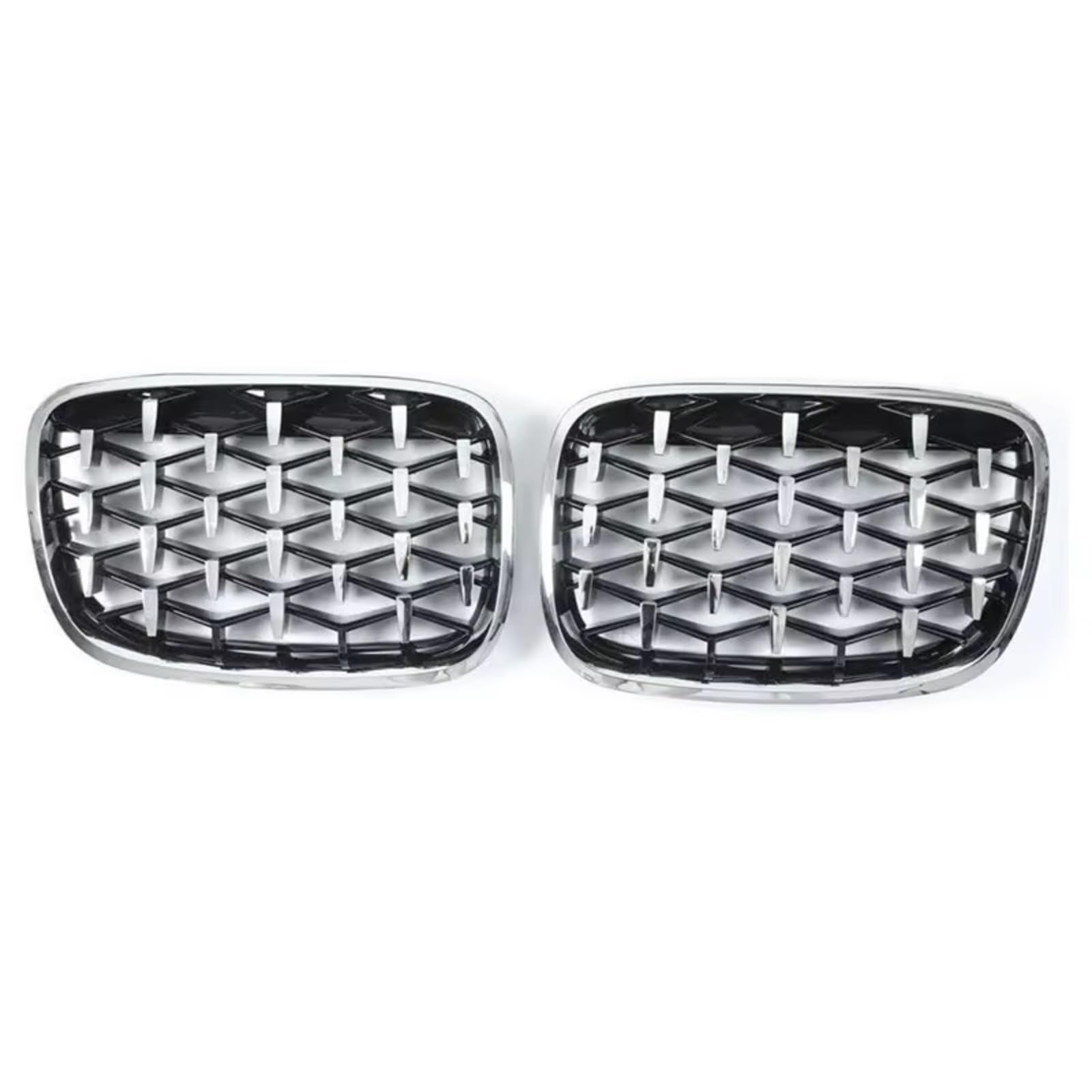 Kühlergrille Kompatibel Mit Für F45 228i 220i 235i 2er Serie 2014 2015 2016 2017 2018 Zubehör Diamond Meteor Style Gitter Frontstoßstange Nierengrill(Gray) von GLILAR