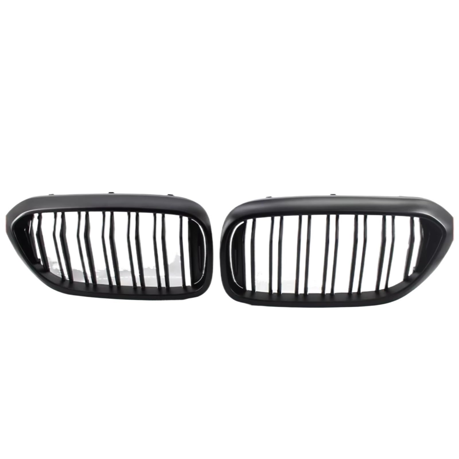 Kühlergrille Kompatibel Mit Für G30 G31 520i 530i 540i Für M5 5 Serie 2017 2018 2019 2020 Doppellamellen-Auto-Frontstoßstange Nierengitter Renngitter(Matte Black) von GLILAR