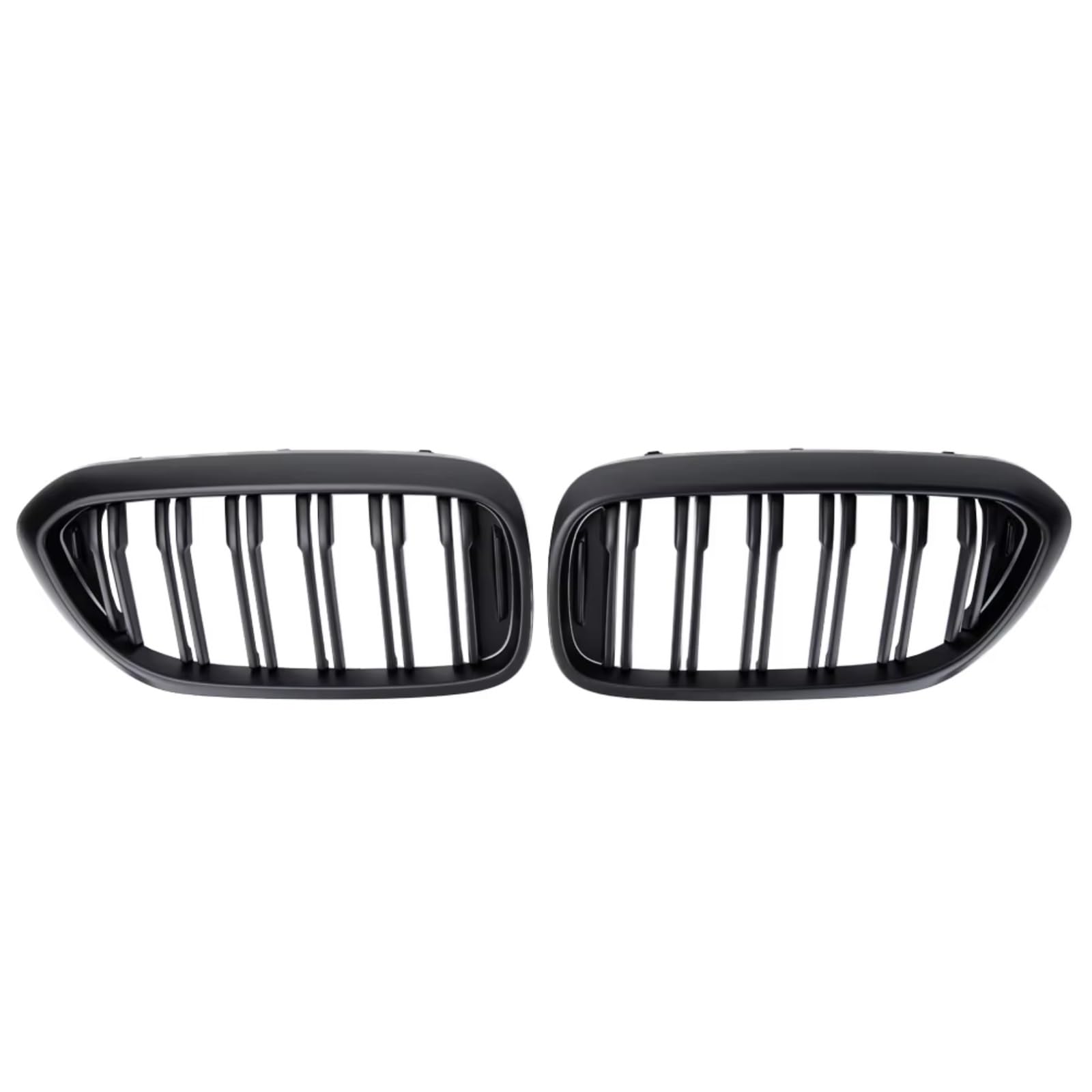 Kühlergrille Kompatibel Mit Für G30 G38 525I 530I 540I 550I 5er 2017 2018 2019 2020 Autozubehör Doppellamellen Vorne Nieren-Stoßstangengrill(Matte Black) von GLILAR