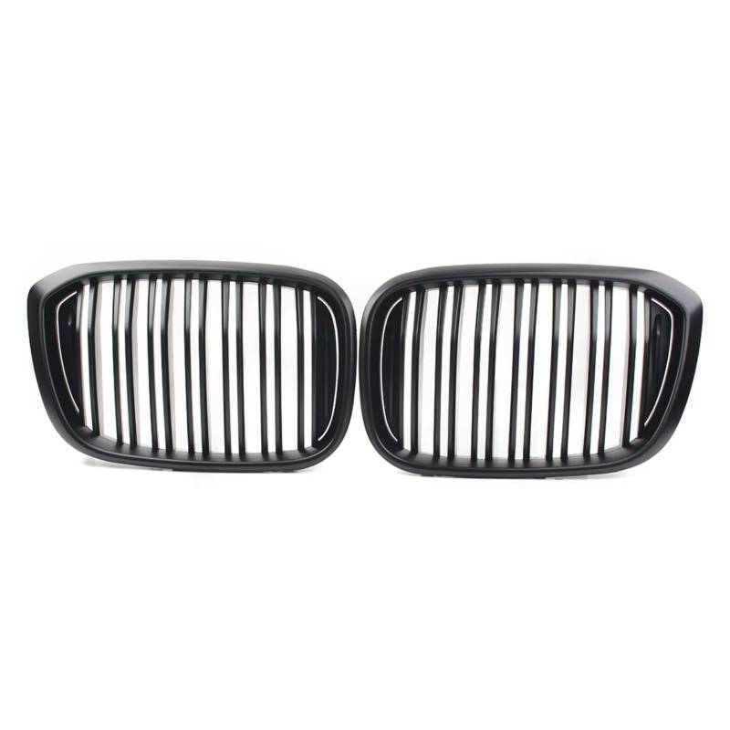 Kühlergrille Kompatibel Mit Für X3 X4 G01 G02 2018 2019 2020 2021 Auto Front Nierengrill Frontstoßstange Kühlergrill Haubengitter Mesh Grill Grille von GLILAR