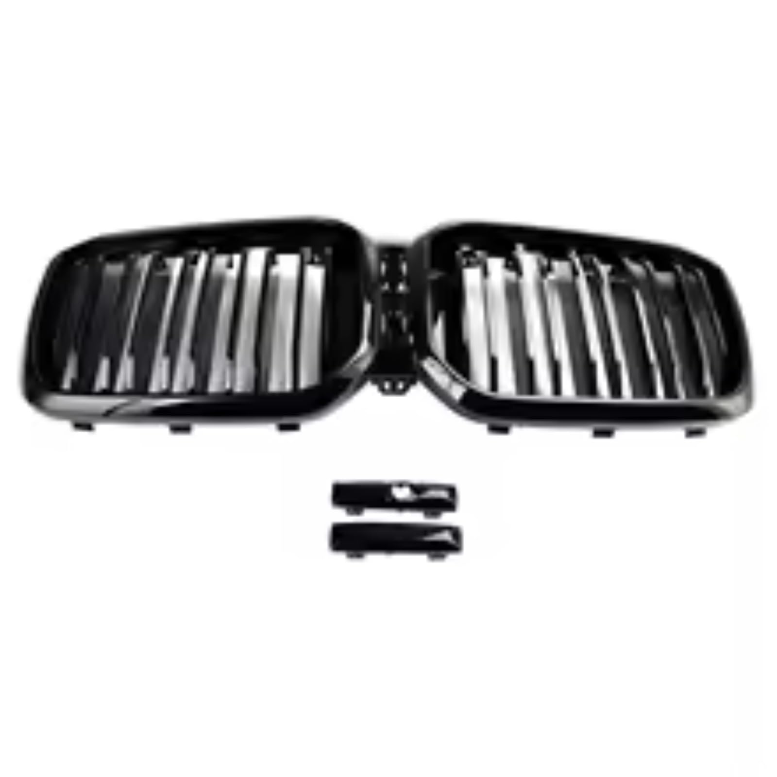 Kühlergrille Kompatibel Mit Für X3 X4 G01 G02 2022 2023 Auto Glänzend Schwarz Front Nierengrill Gitter Stoßstange Frontgrill Auto Stoßstange Nieren Kühlergrill von GLILAR