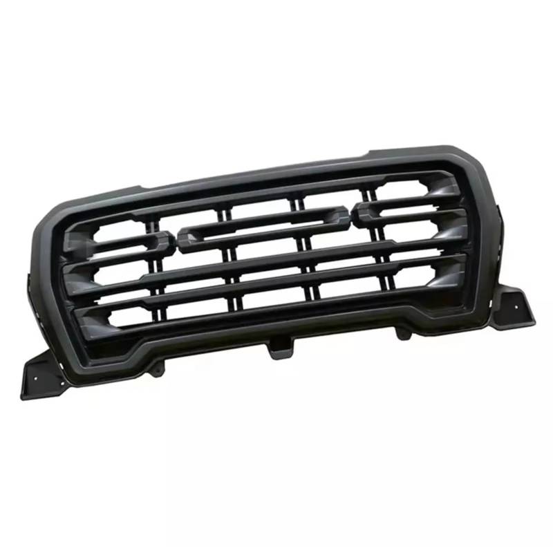 Kühlergrille Kompatibel Mit GMC Für Sierra 1500 2019 2020 2021 Autozubehör Styling Racing Grille Front Upper Bumper Mesh Grill Hood Grills Mattschwarz von GLILAR