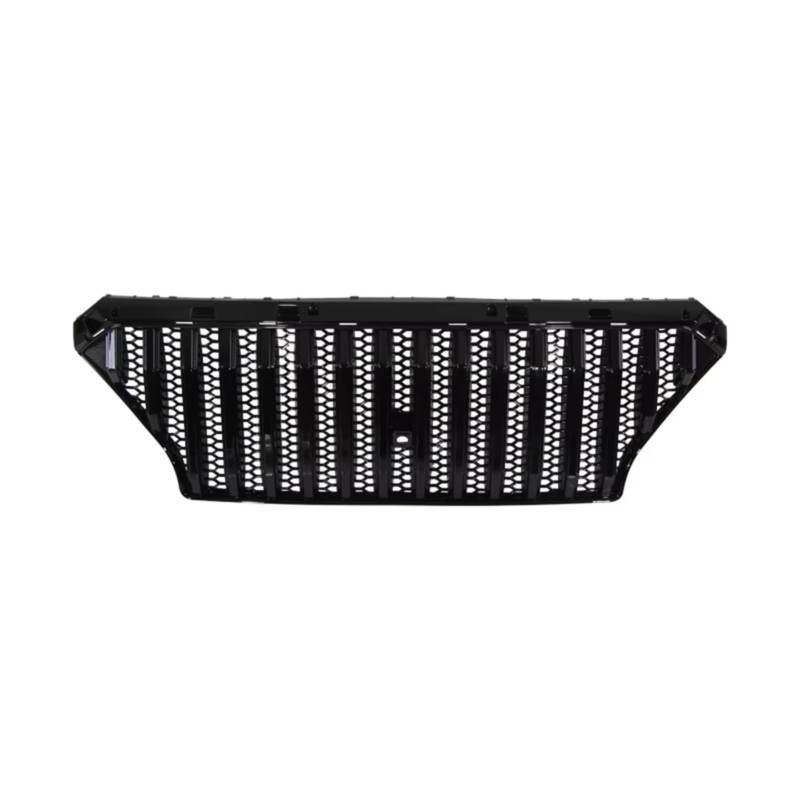 Kühlergrille Kompatibel Mit Hyundai Für Santa Fe 2018 2019 2020, Autoteile, Vorderer Oberer Stoßstangengrill, Grill, Haube, Netzgrills, Renngrills, Ersatzteil(Black) von GLILAR