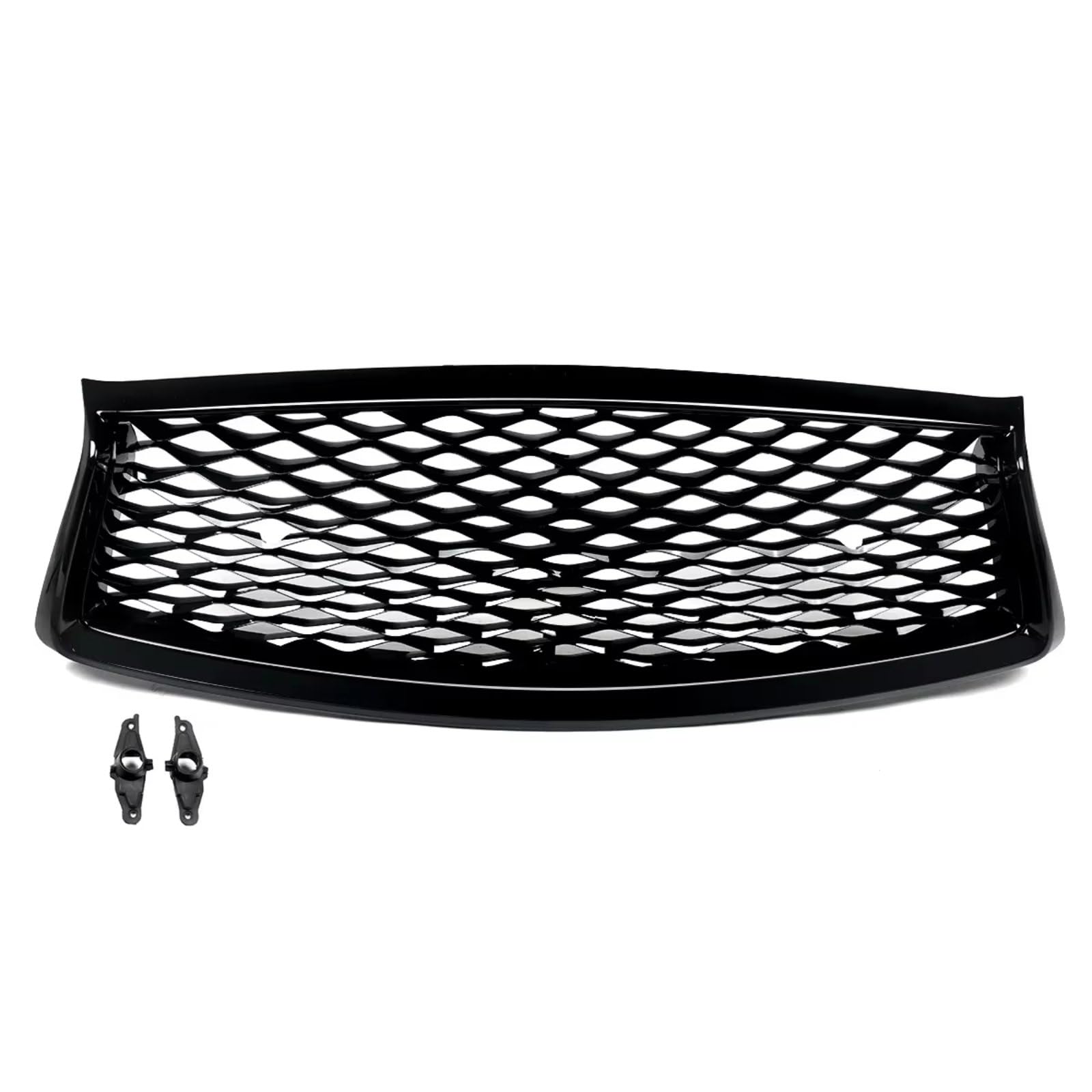 Kühlergrille Kompatibel Mit Infiniti Für Q50 2018 2019 2020 2021 2022 Front Upper Bumper Grille Ersatzteile Racing Grille Autozubehör 623106HH0A von GLILAR