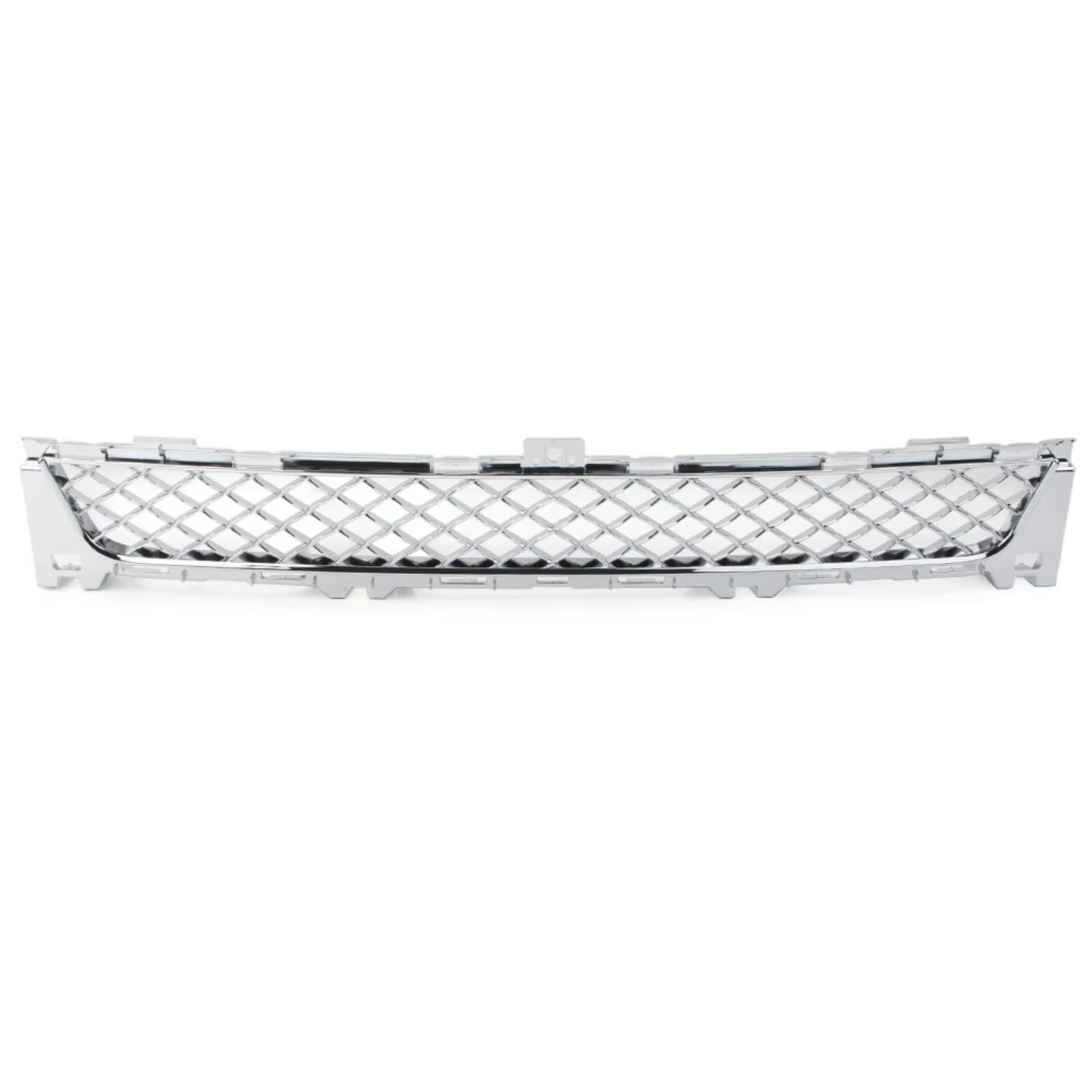 Kühlergrille Kompatibel Mit Jaguar Für XJ 2010 2011 2012 2013 2014 2015 Autozubehör Auto Front Lower Bumper Grille Mesh Grill Kühlergrill C2D3580(Chrome) von GLILAR