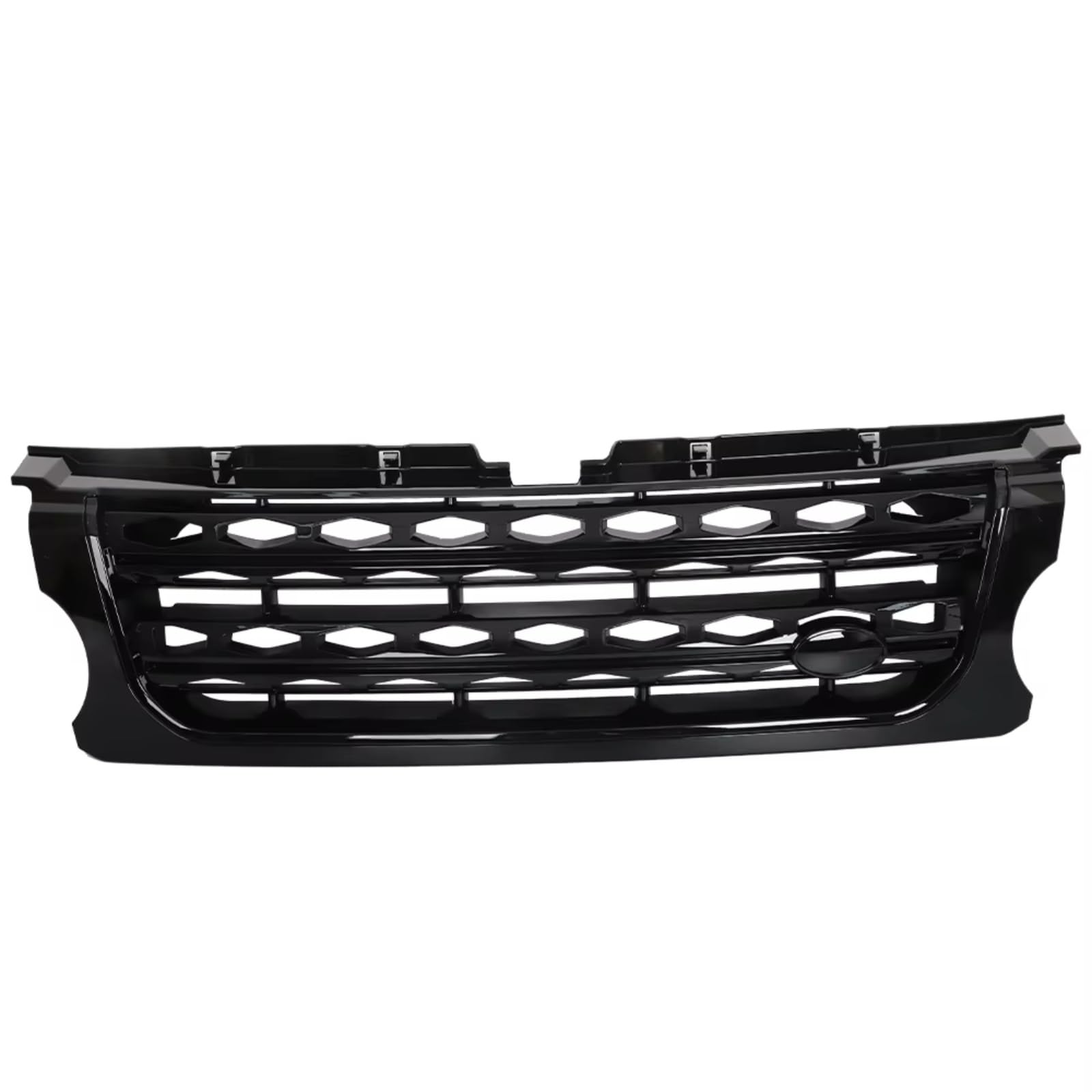 Kühlergrille Kompatibel Mit Land Für Rover Für Discovery 4 2014 2015 2016 Auto Vorne Oben Stoßstange Grill Gitter Schutz Mittelteil Racing Grills Autozubehör(Black) von GLILAR