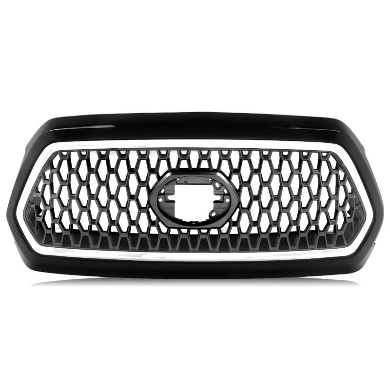 Kühlergrille Kompatibel Mit Toyota Für Tacoma 2016–2023 Auto Honeycomb Mesh Grille Racing Grills Auto Styling Front Upper Bumper Center Grille Grill Montage von GLILAR