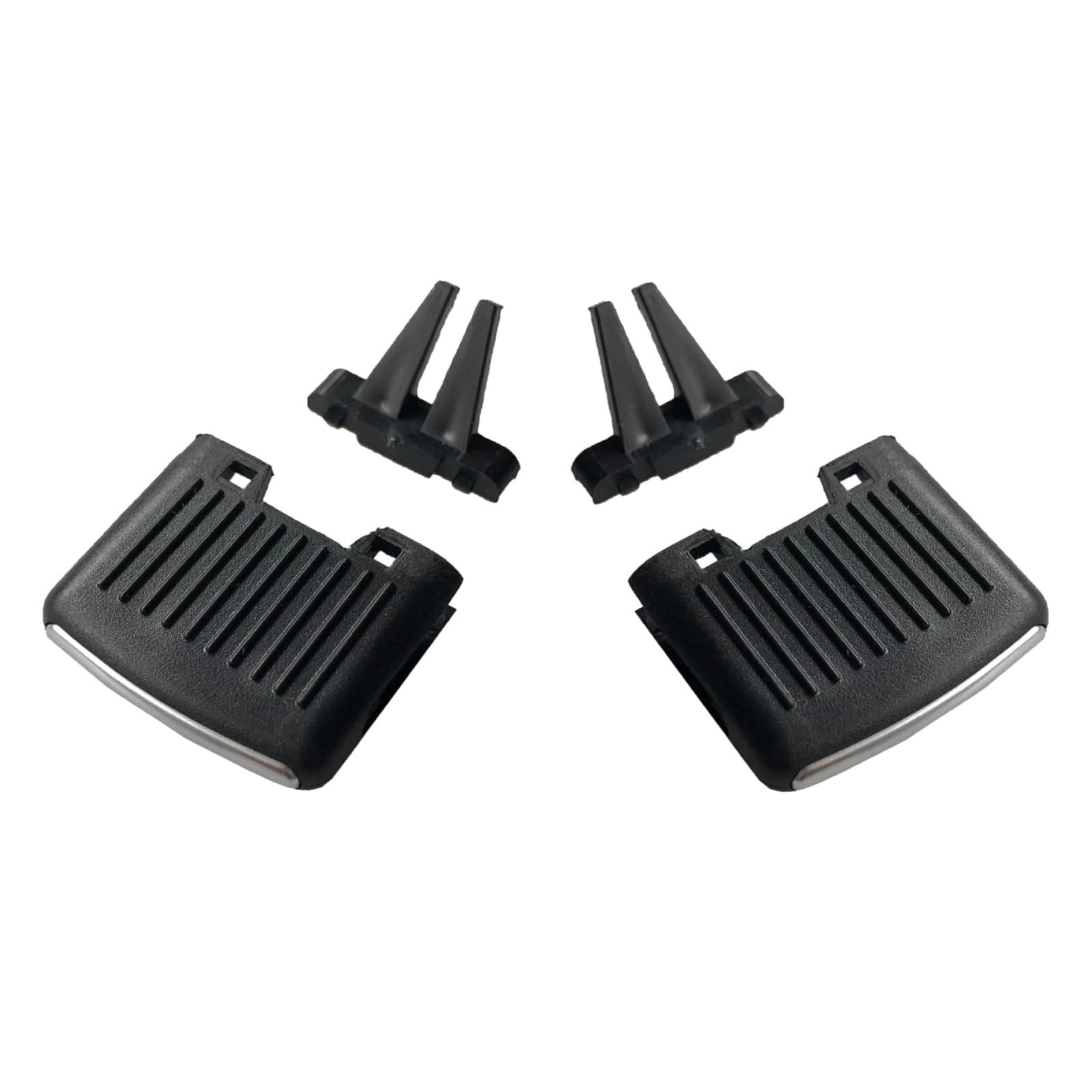 Lüftungsgitter Vorne Kompatibel Mit VW Für Golf Für MK5 2004 2005 2006–2009 Armaturenbrett Klimaanlage Auslass Schieber Grill Reparaturclip 1KD819728 1K0819703 1K0819704(Centra 2PCS) von GLILAR