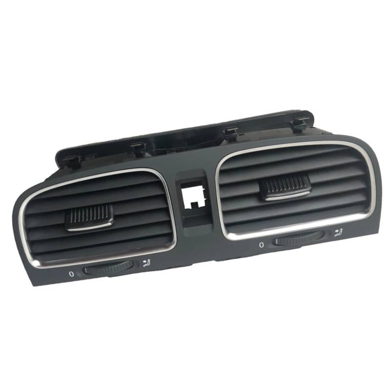 Lüftungsgitter Vorne Kompatibel Mit VW Für Golf Für R32 2009 2010 2011 Hinterer Konsolengrill Armaturenbrett Entlüftungsgitter Armaturenbrett Entlüftungsgitter AC Gitter 5KD819703 5KD819704(Middle) von GLILAR