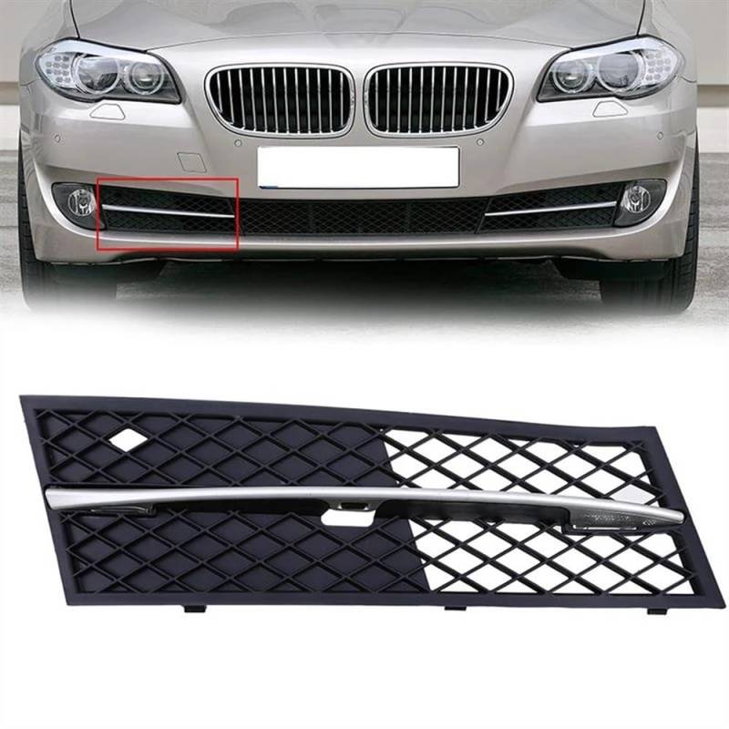 Nebelscheinwerferblenden Kompatibel Mit F10 F18 2011 2012 2013 Auto Front Lower Bumper Grilles Nebelscheinwerfer Abdeckung Nebel Grille Front Bumper(Right) von GLILAR