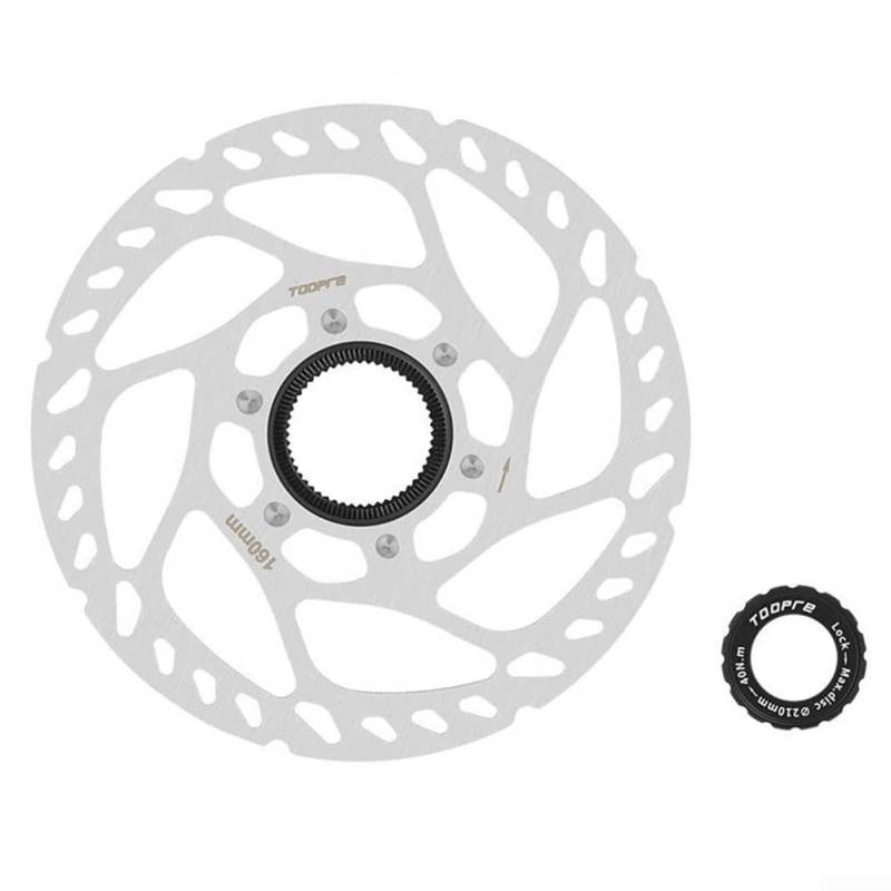 Die hohle Struktur der Scheibe verbessert die Gewichtsverteilung bei Radsportaktivitäten (160 mm) von GLOBALHUT