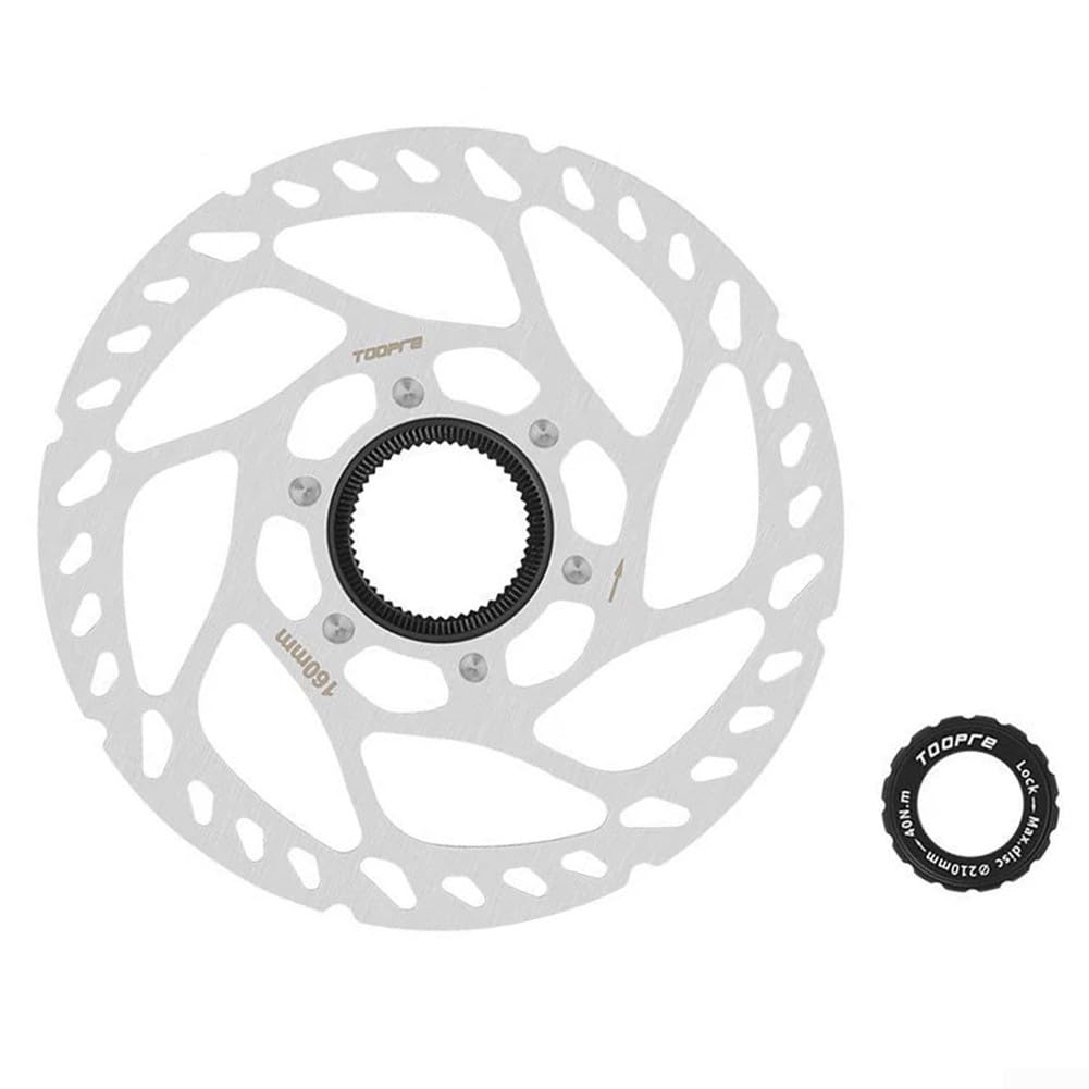 Die hohle Struktur der Scheibe verbessert die Gewichtsverteilung bei Radsportaktivitäten (180 mm) von GLOBALHUT