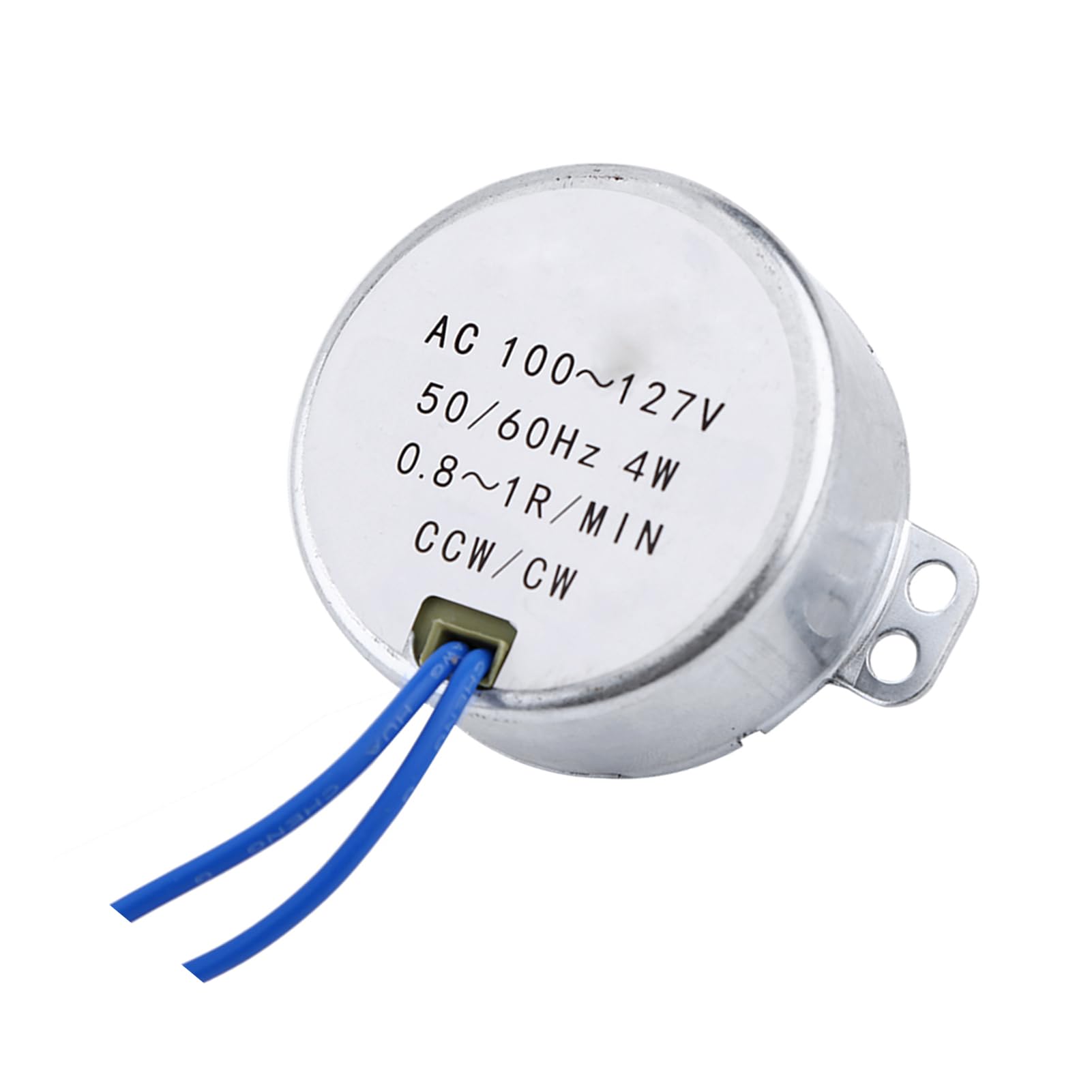 AC 100-127V 4W Synchronmotor - Kleine Größe, geringes Gewicht, einfach zu bedienen - für Reduktionsmotoranwendungen - Motor für DIY-Projekte (0,8-1 U/min) von GLOGLOW