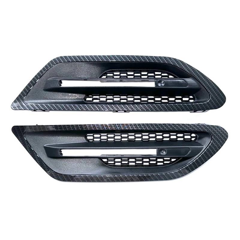 GLONHKDI 1 Paar Auto-Seitenkotflügel Air Vent Trim Cover kompatibel for BMW F10 Sedan 5-Serie M5 2011-2017 Grille Outt Frame(Carbon Fiber) von GLONHKDI