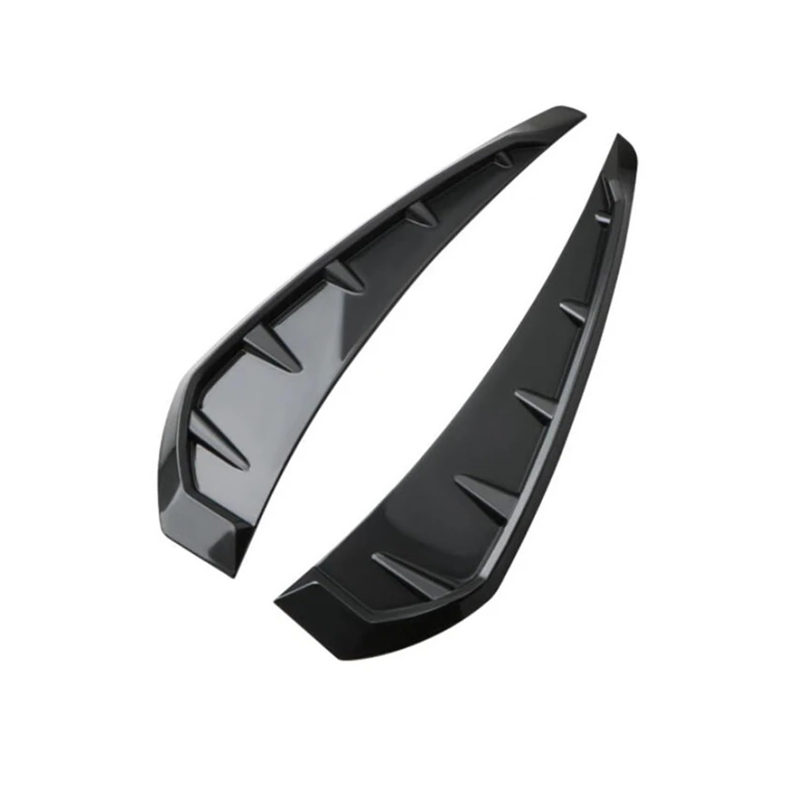 GLONHKDI 1 paar Auto Seite Air Vent Abdeckung Trim Kotflügel Aufkleber Körper Dekoration Out Vent Kompatibel for Civic 10 Auto-styling Aufkleber(Glossy black) von GLONHKDI