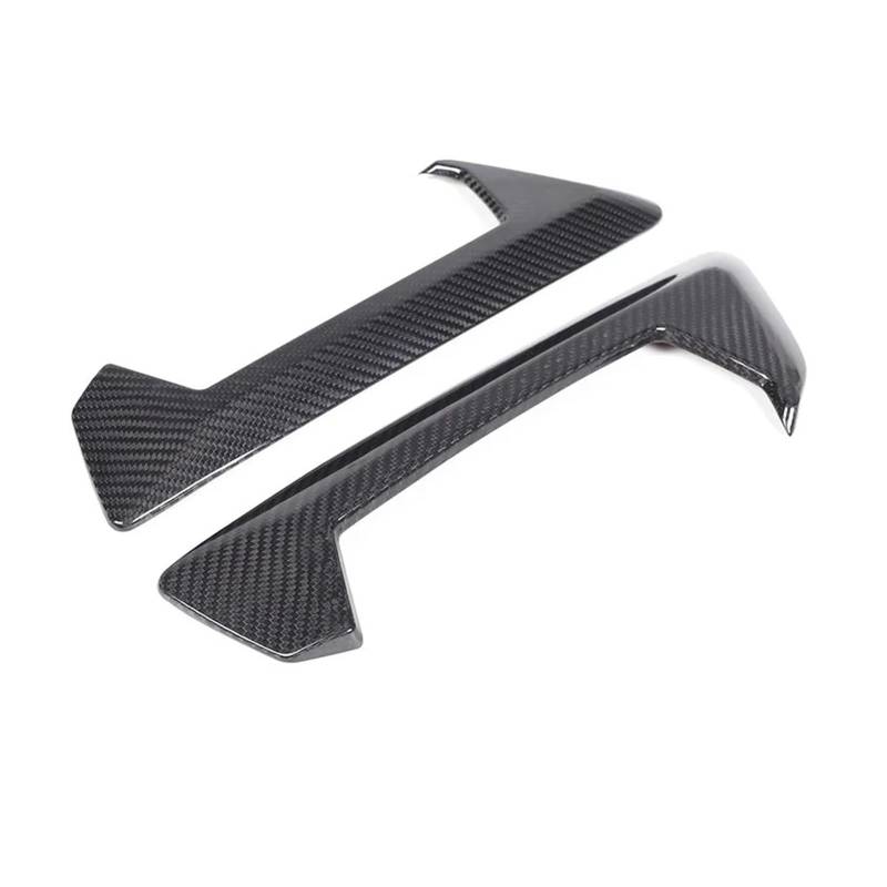 GLONHKDI 2 Stück ABS glänzend schwarz, kompatibel for BMW X5 G05 2023 2024, Auto-Seiten-Luftkotflügel, Lüftungsgitter, Autozubehör(Real carbon fiber) von GLONHKDI