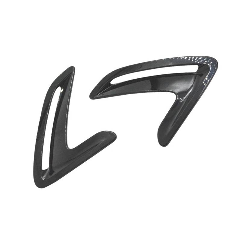 GLONHKDI 2 Stück Auto-Seitenflügel-Luftstrom-Kotflügel Grill Out Intake Vent Trim Kompatibel for BMW 3 Series GT F30 320 2013 2014 2015 2016 2017 2018 von GLONHKDI