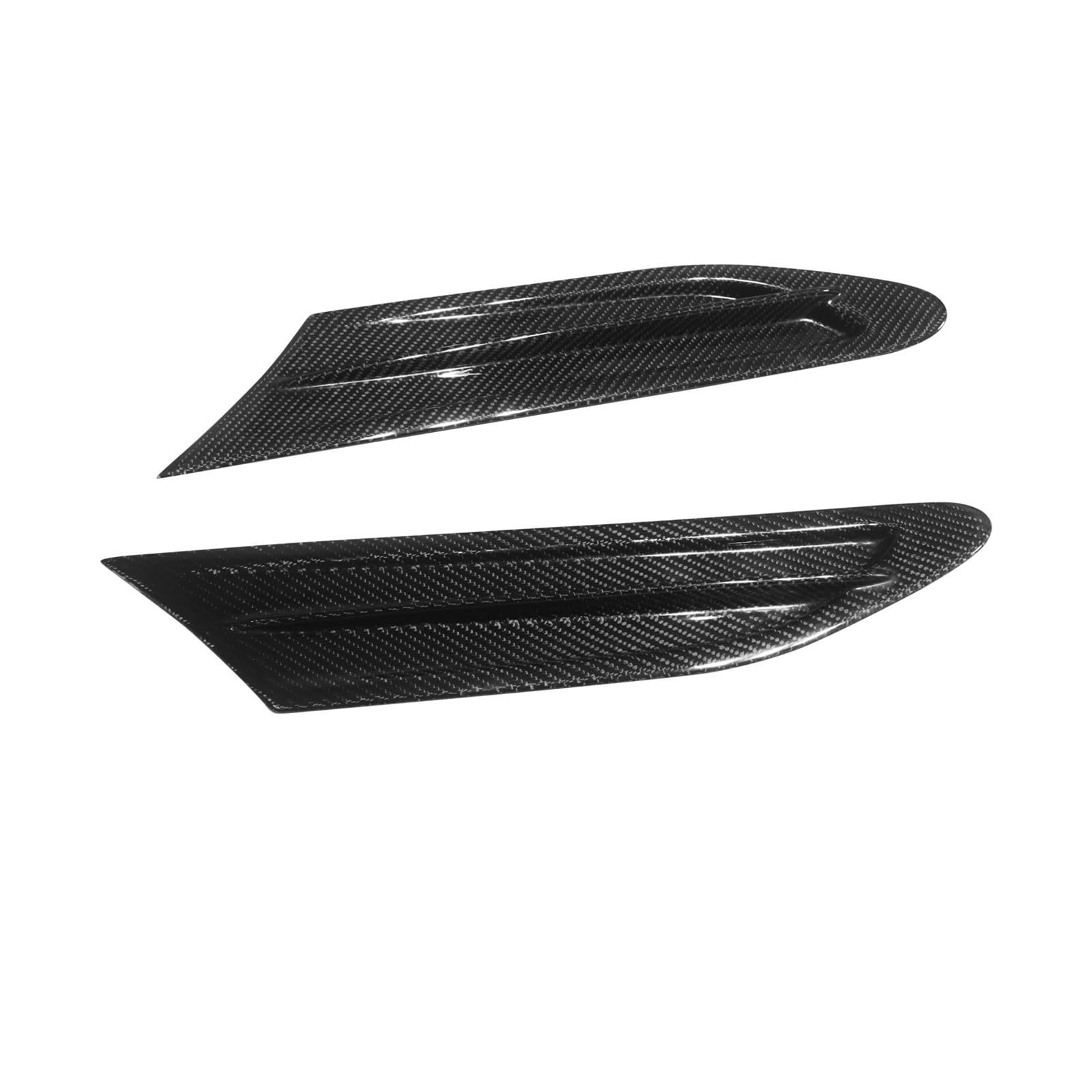 GLONHKDI 2 Stück Seitenkotflügel Air Vent Trim Cover Spoiler Canard Carbon Fiber kompatibel for Toyota 86 GT Subaru BRZ Scion FRS 2012–2020 von GLONHKDI