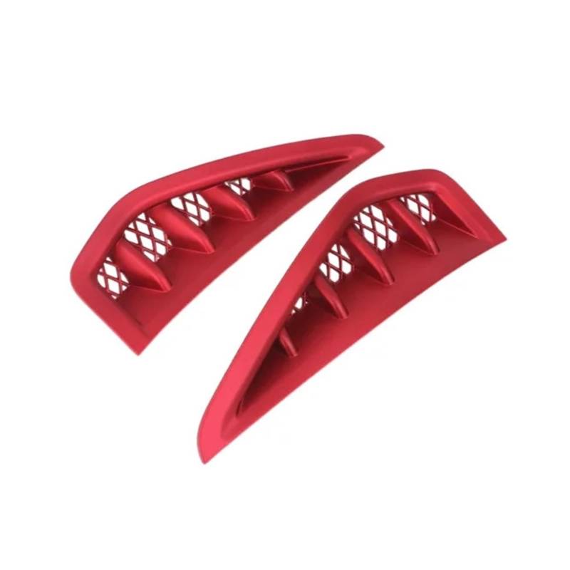 GLONHKDI ABS Auto Seite Kotflügel Dekoration Air Vent Panel Trim Abdeckung Aufkleber Kompatibel for Dodge RAM TRX 2018 2019 2020 2021 2022 2023 Zubehör(RED) von GLONHKDI