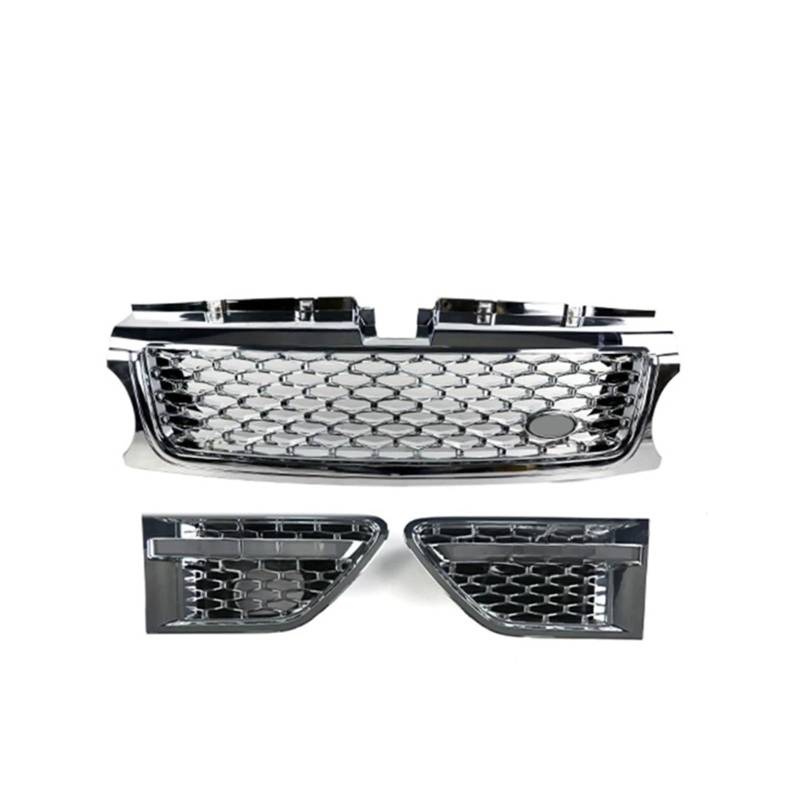 GLONHKDI Auto ABS Seite Kotflügel Vent Abdeckung Grills Front Grille Kompatibel for Land Rover Range Rover Sport L320 2010 2011 2012 2013 Auto Zubehör(Style 1) von GLONHKDI