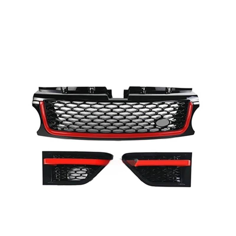 GLONHKDI Auto ABS Seite Kotflügel Vent Abdeckung Grills Front Grille Kompatibel for Land Rover Range Rover Sport L320 2010 2011 2012 2013 Auto Zubehör(Style 2) von GLONHKDI