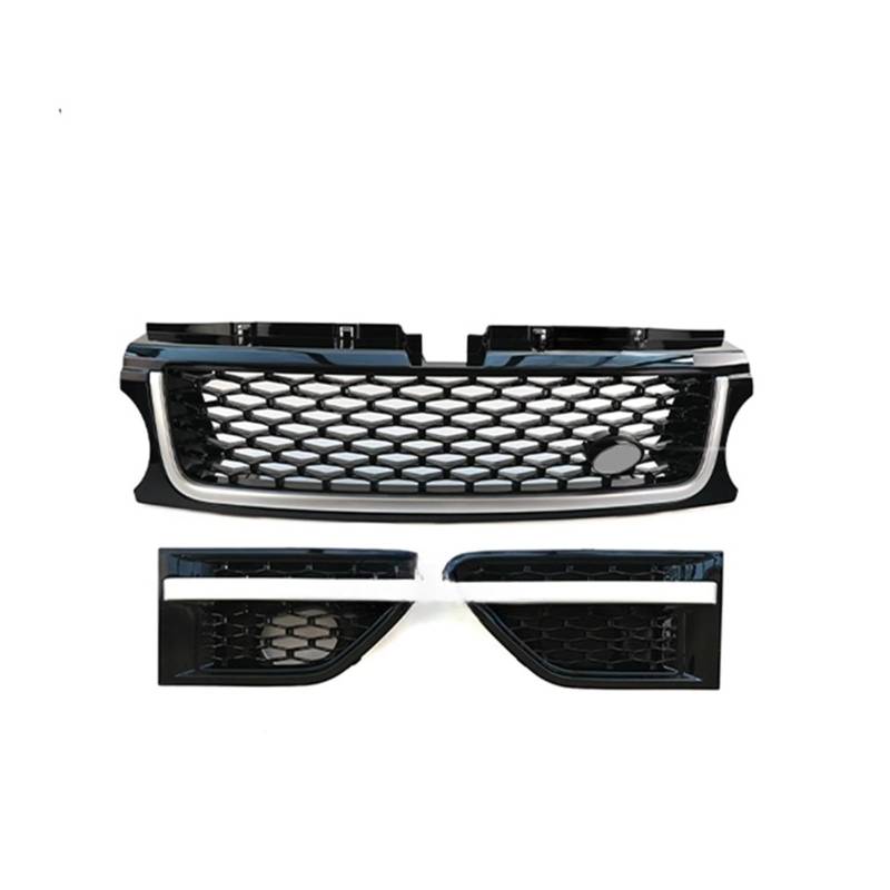 GLONHKDI Auto ABS Seite Kotflügel Vent Abdeckung Grills Front Grille Kompatibel for Land Rover Range Rover Sport L320 2010 2011 2012 2013 Auto Zubehör(Style 3) von GLONHKDI