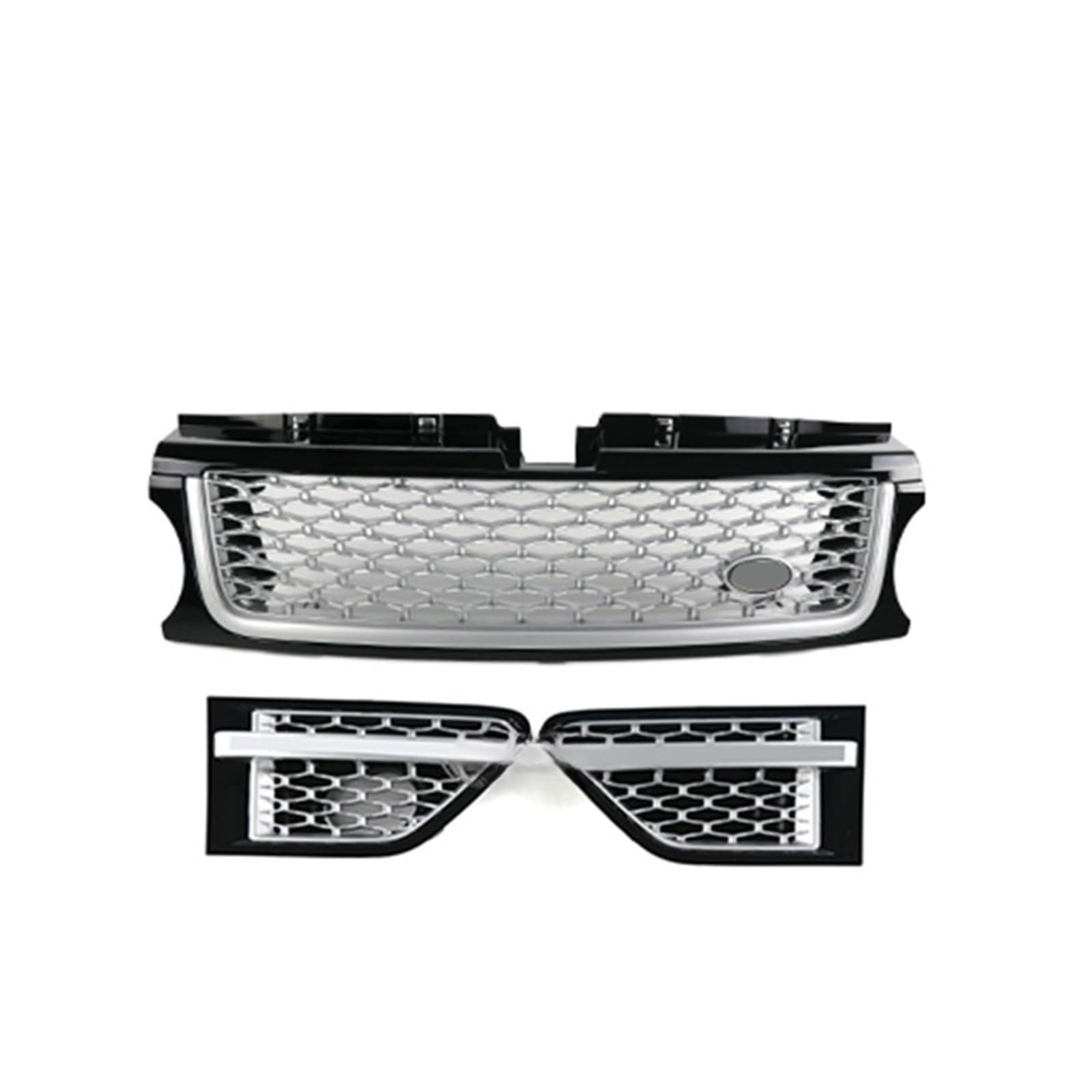 GLONHKDI Auto ABS Seite Kotflügel Vent Abdeckung Grills Front Grille Kompatibel for Land Rover Range Rover Sport L320 2010 2011 2012 2013 Auto Zubehör(Style 4) von GLONHKDI