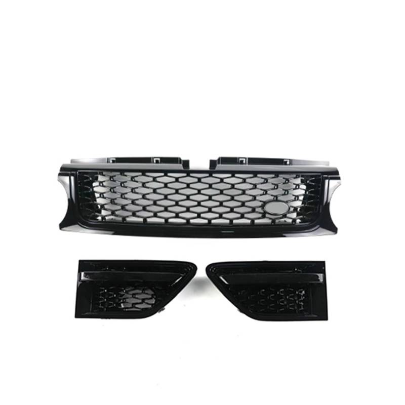 GLONHKDI Auto ABS Seite Kotflügel Vent Abdeckung Grills Front Grille Kompatibel for Land Rover Range Rover Sport L320 2010 2011 2012 2013 Auto Zubehör(Style 6) von GLONHKDI